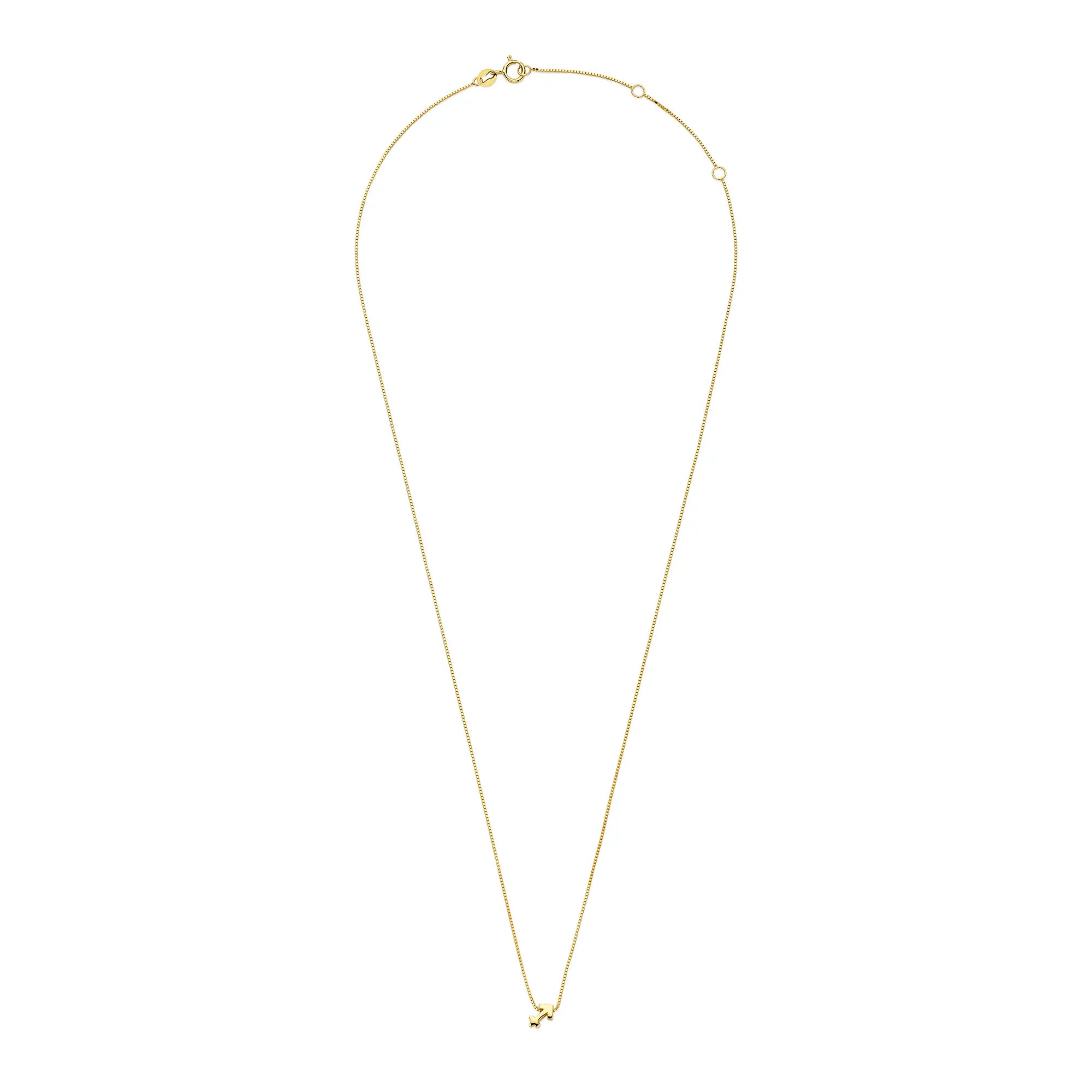 Isabel Bernard Étoiles d’Or Sagittarius 14 Carat Gold Venetian Necklace With Horoscope IB340186 - Image 5