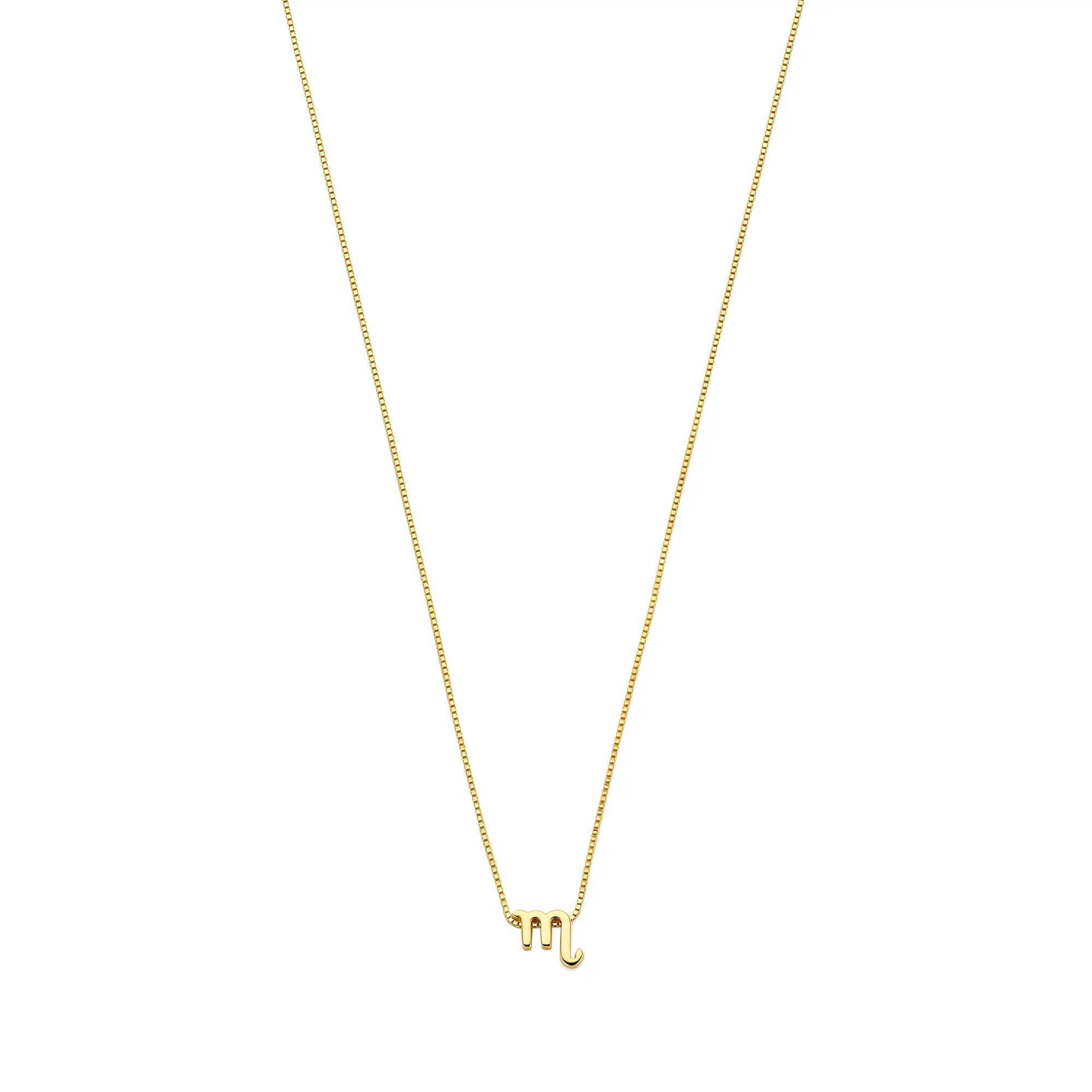 Isabel Bernard Étoiles d’Or Scorpio 14 Carat Gold Venetian Necklace With Horoscope IB340185 - Image 4