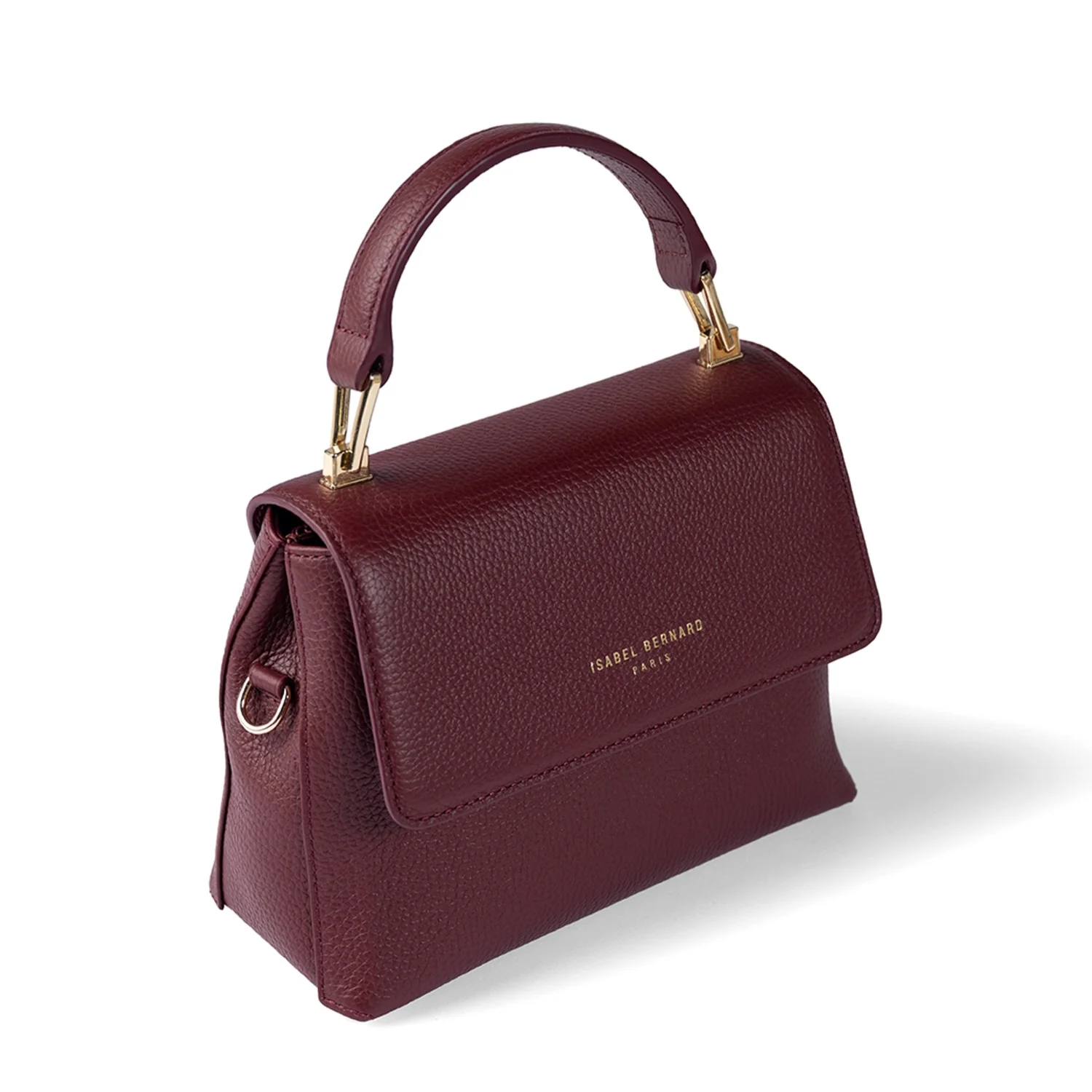 Isabel Bernard Femme Forte Heline Bordeaux Kalfsleren Handtas IB21121 - Image 9