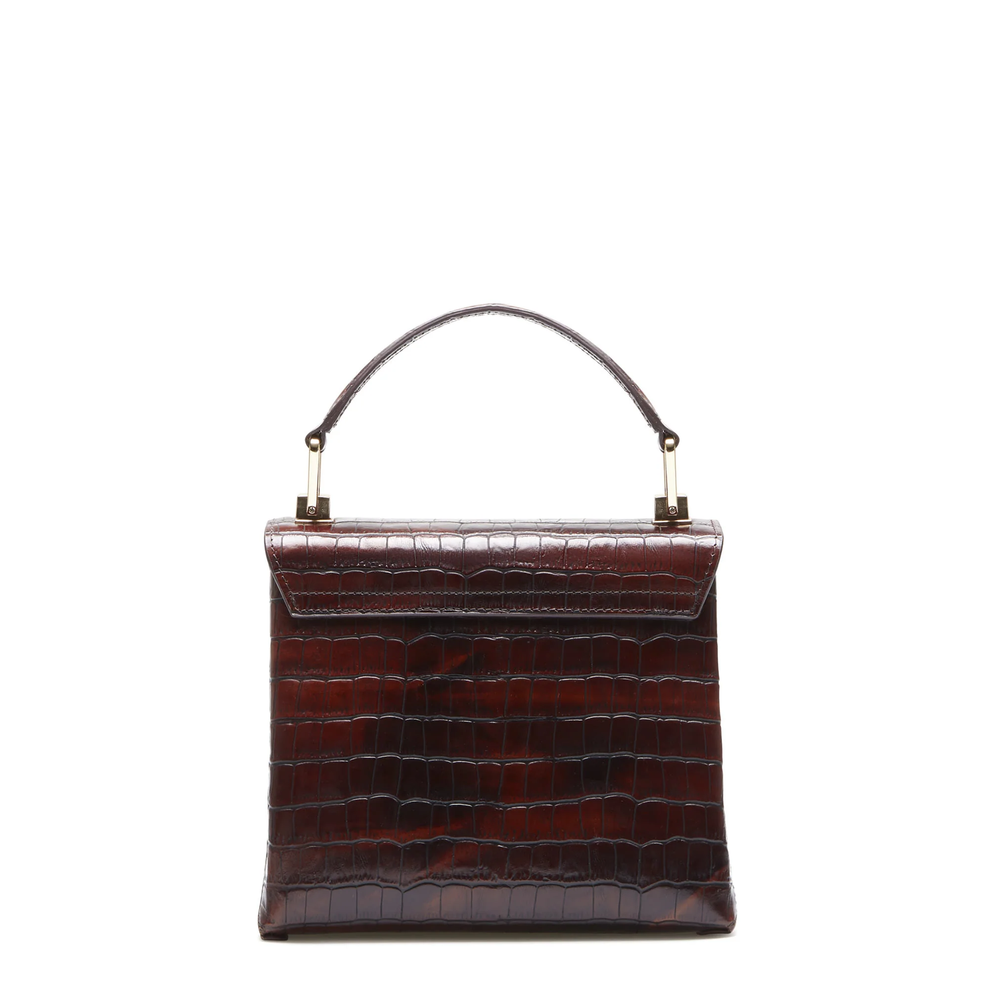 Isabel Bernard Femme Forte Heline Croco Bruine Handtas IB21013 - Image 7