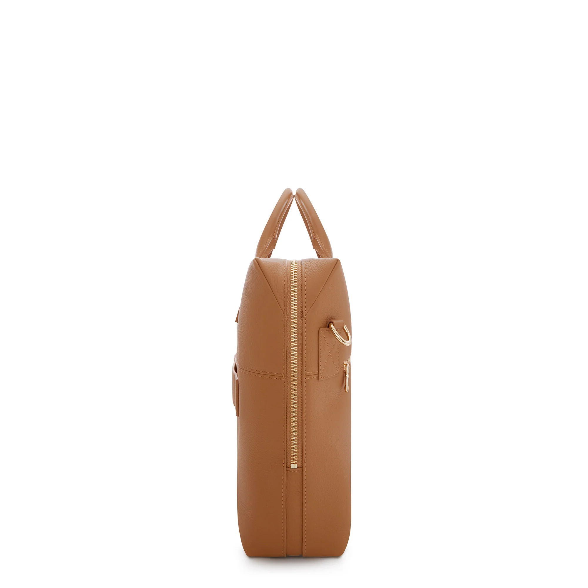 Isabel Bernard Honoré Anique Camel Kalfsleren Handtas IB25062 - Image 5