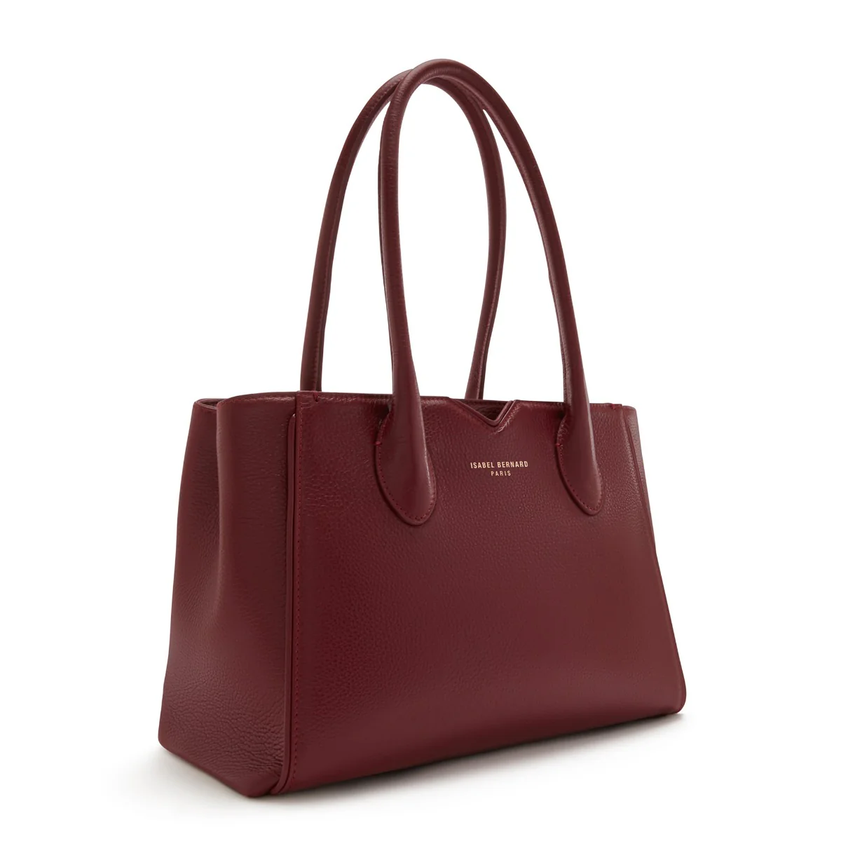 Isabel Bernard Honoré Cloe Midi Bordeaux Kalfsleren Handtas IB25082-052 - Image 4