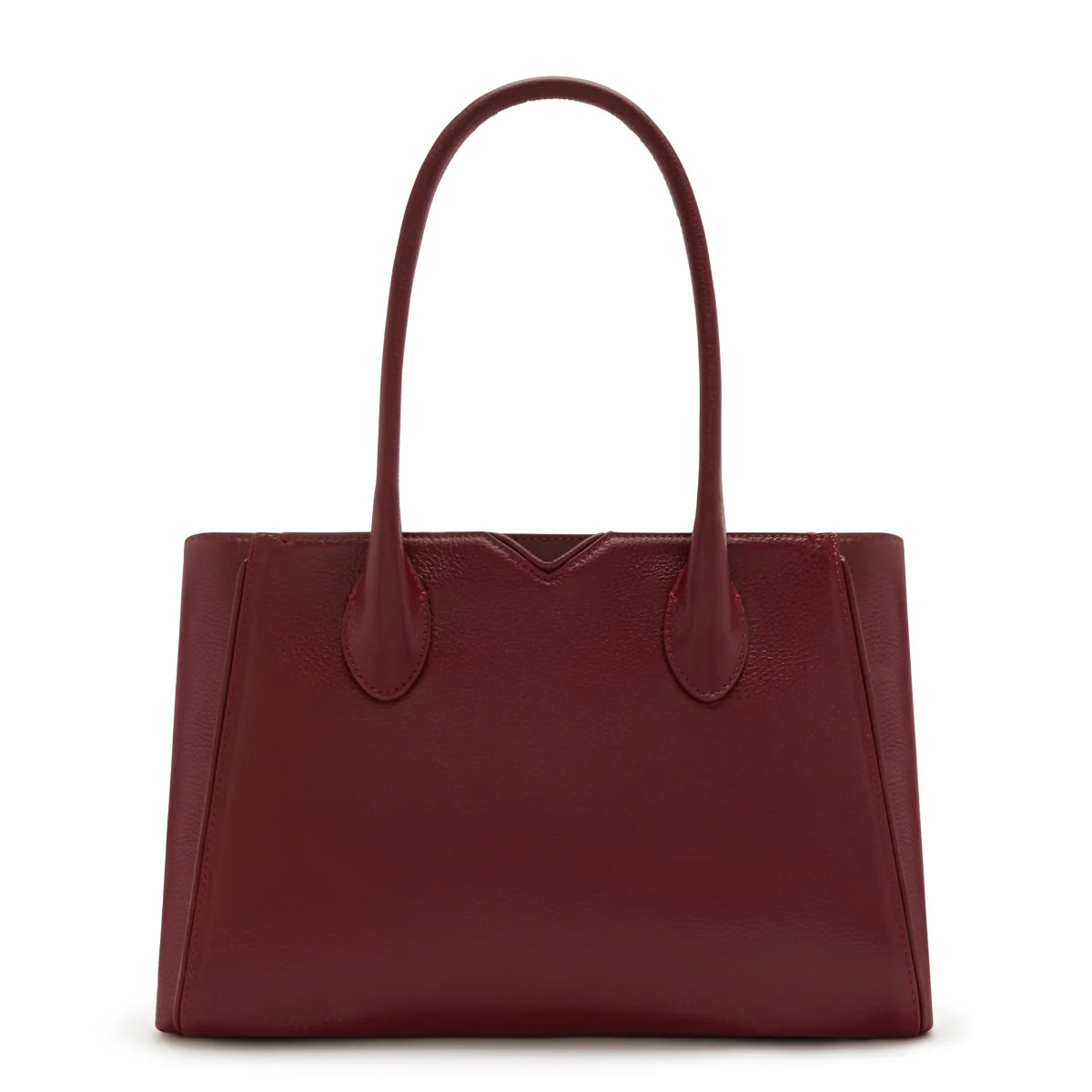 Isabel Bernard Honoré Cloe Midi Bordeaux Kalfsleren Handtas IB25082-052 - Image 6