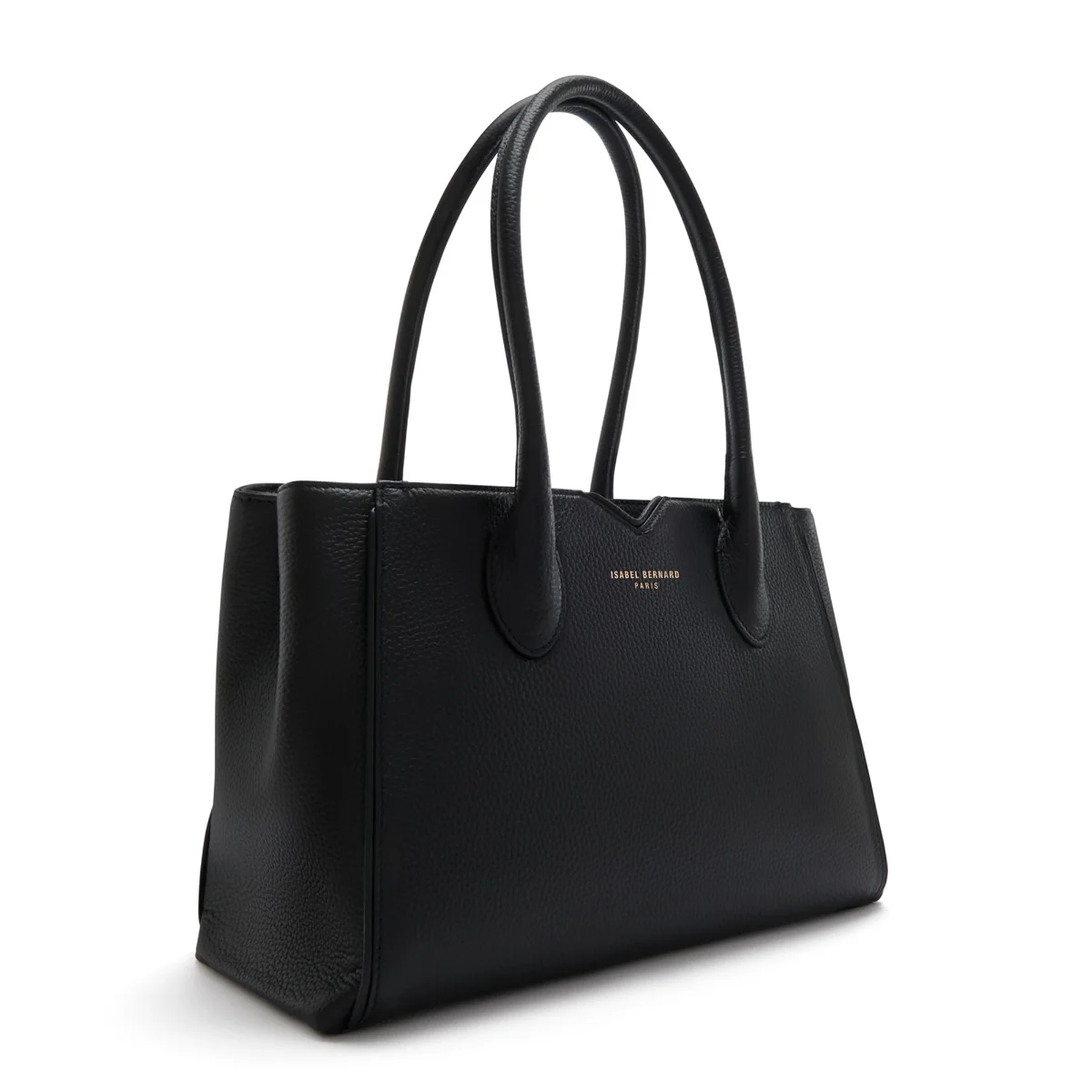 Isabel Bernard Honoré Cloe Midi Zwarte Kalfsleren Handtas IB25082-001 - Image 4