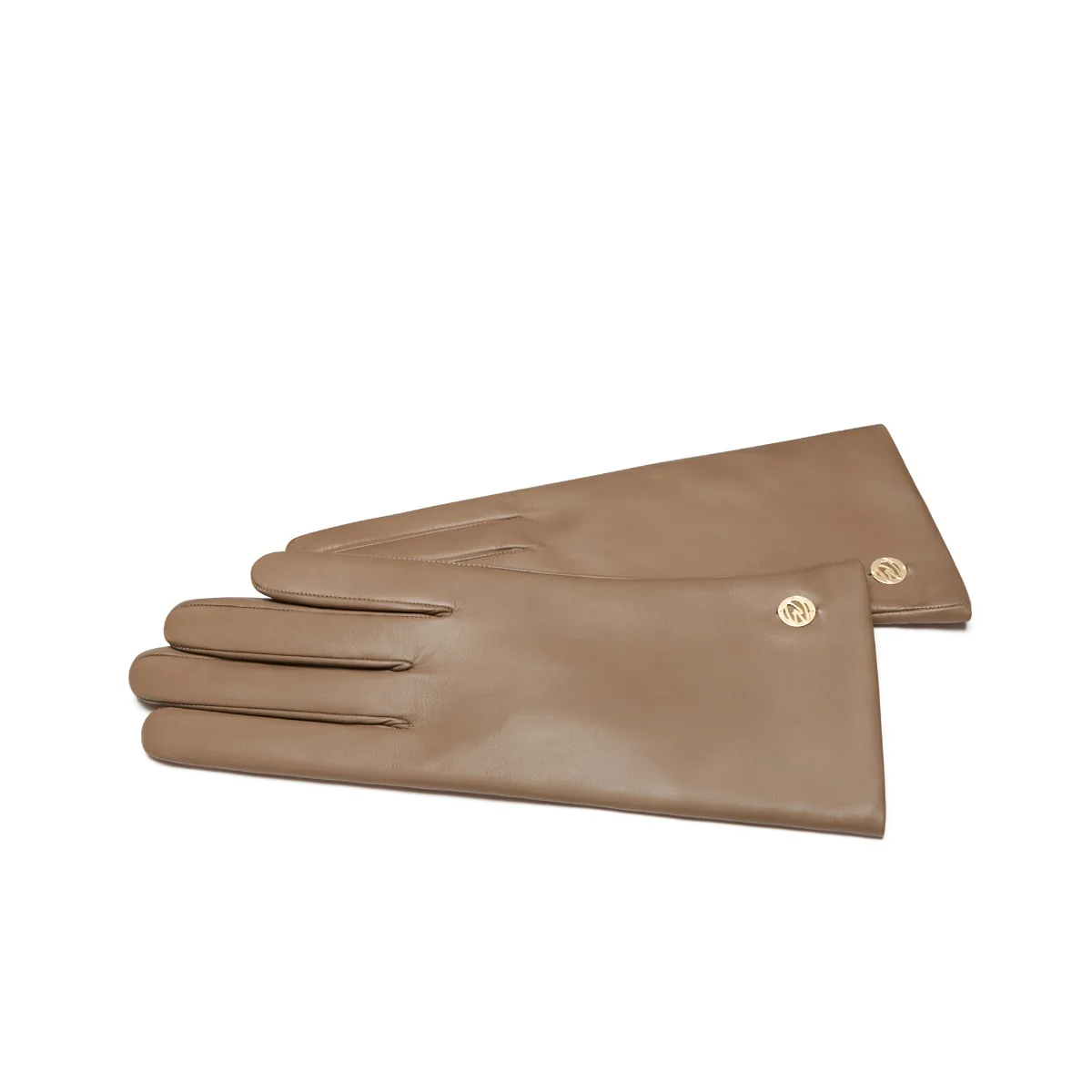 Isabel Bernard Honoré Eleanor Taupe goatskin Leren gloves IB67000-378-6.5 - Image 4
