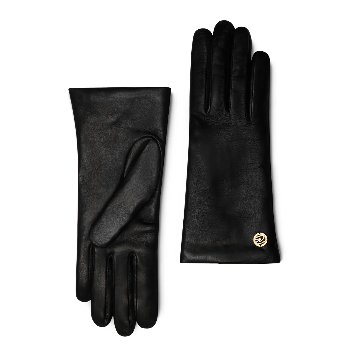 Isabel Bernard Honoré Eleanor Zwarte goatskin Leren gloves IB67000-301- - Image 7