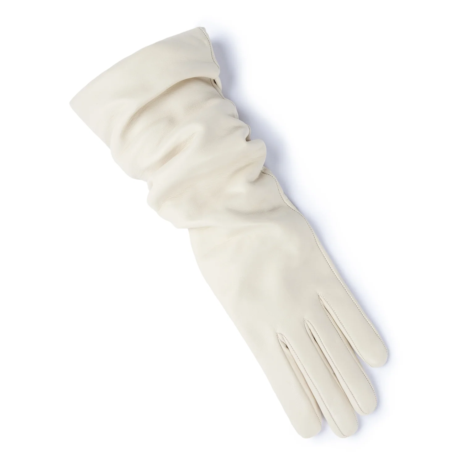 Isabel Bernard Isabel Bernard Honoré Estelle crème leren handschoenen van geitenleer IB67005-372-7 - Image 8