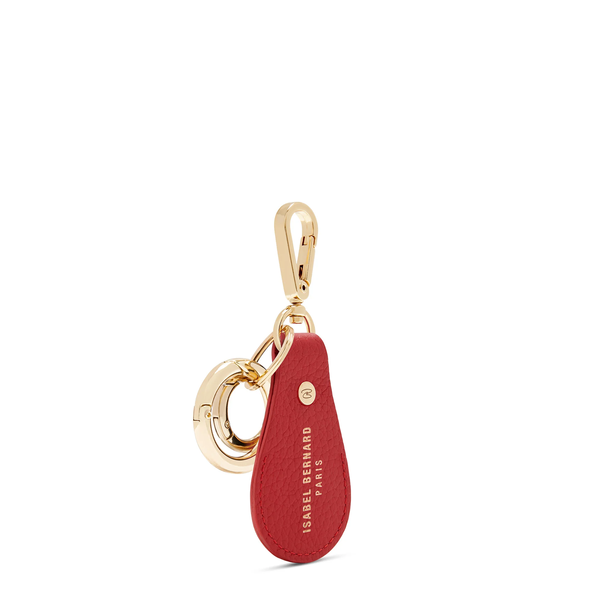 Isabel Bernard Honoré Filou Rood Kalfsleren Airtag Sleutelhanger IB66000-050 - Image 5