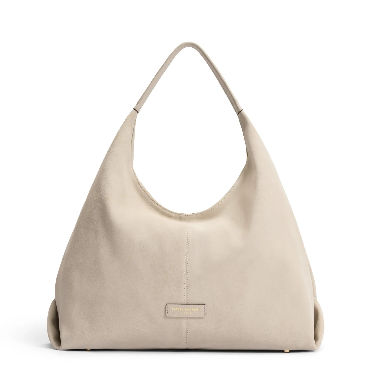 Isabel Bernard Honoré Grace crème suède schoudertas IB25093-170