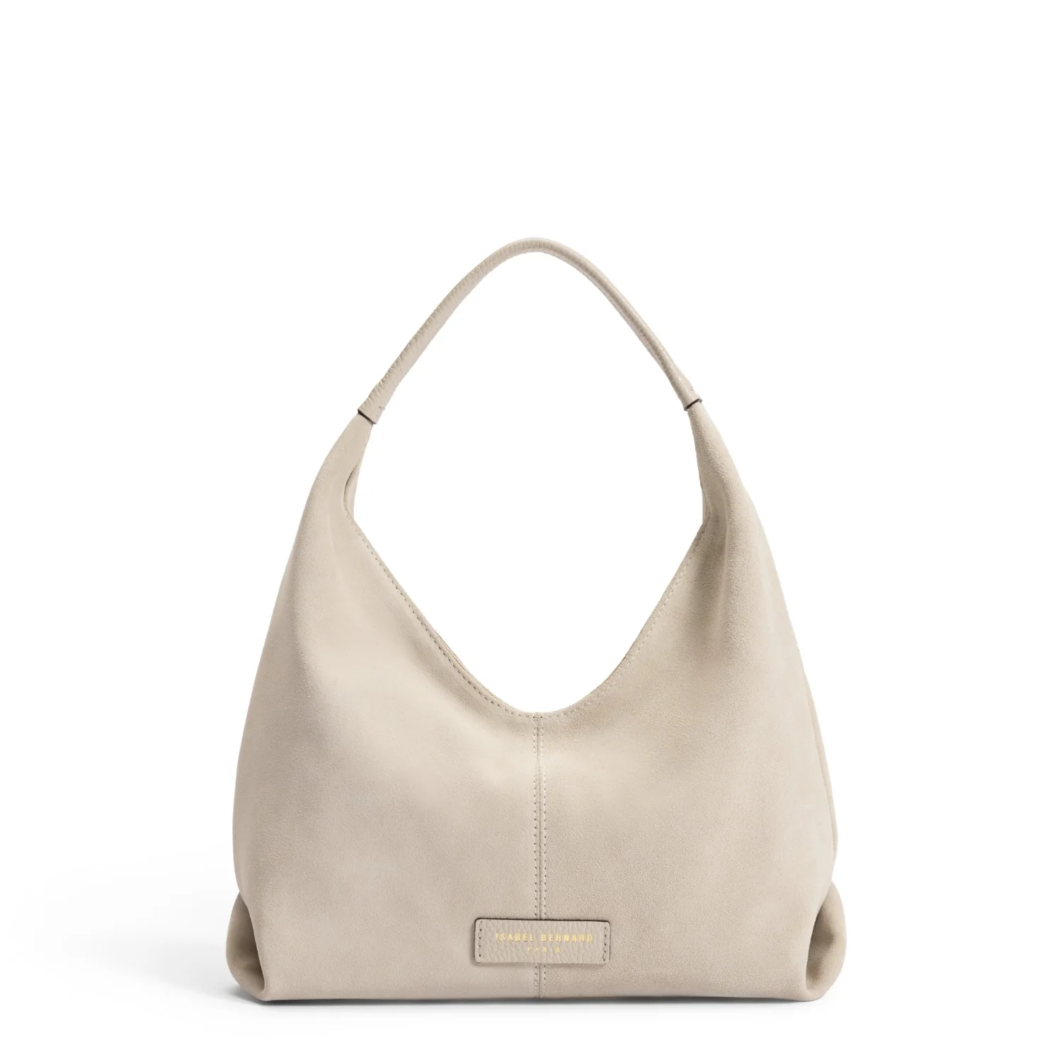 Isabel Bernard Honoré Grace mini crème suède handtas IB21132-170