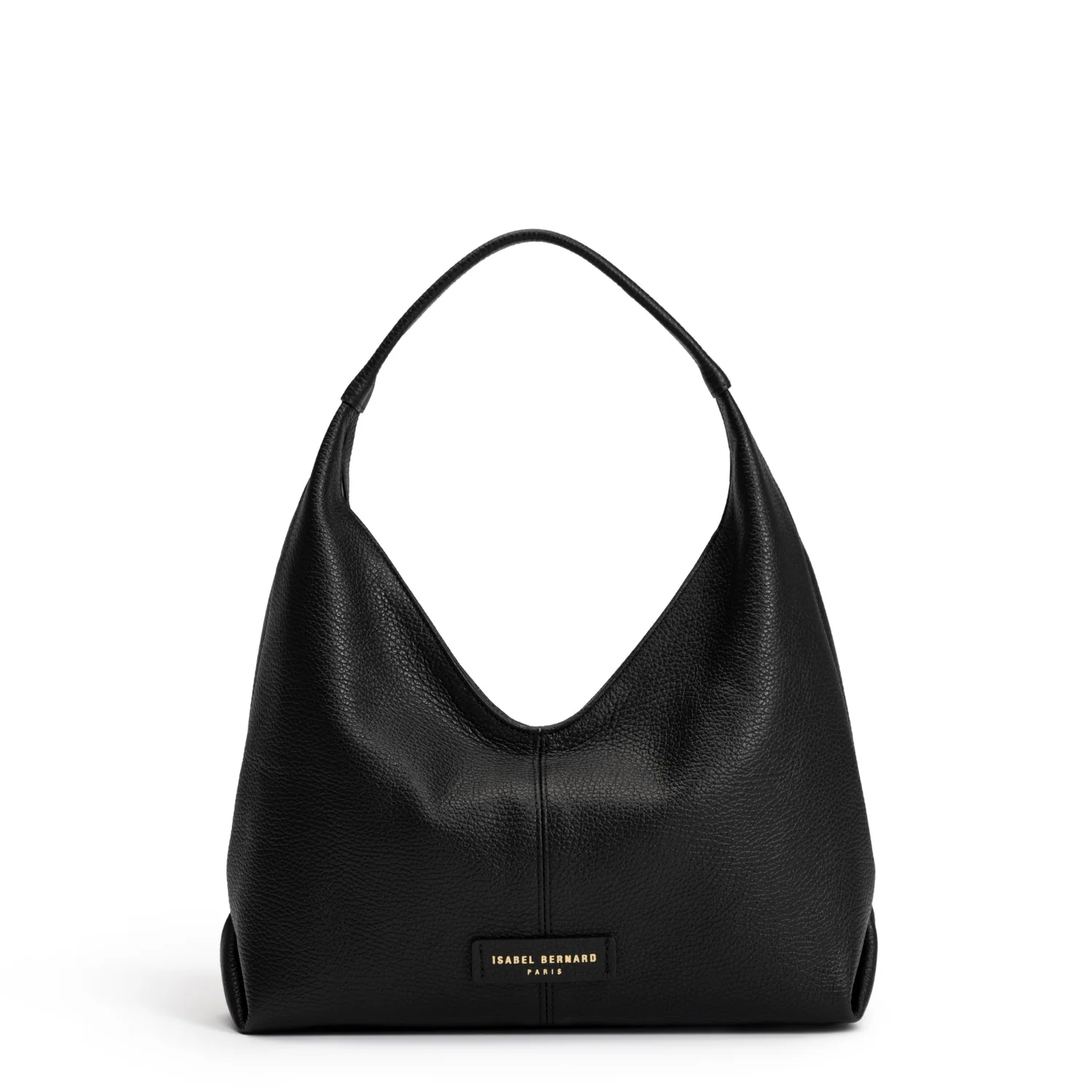 Isabel Bernard Honoré Grace mini zwarte leren handtas van kalfsleer IB21132-001
