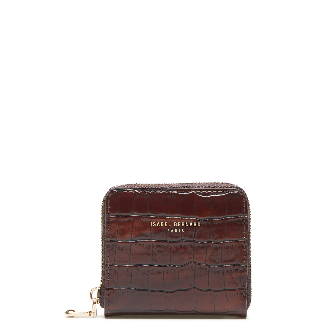 Isabel Bernard Honoré Jules Croco Bruine Ritsportemonnee IB23106