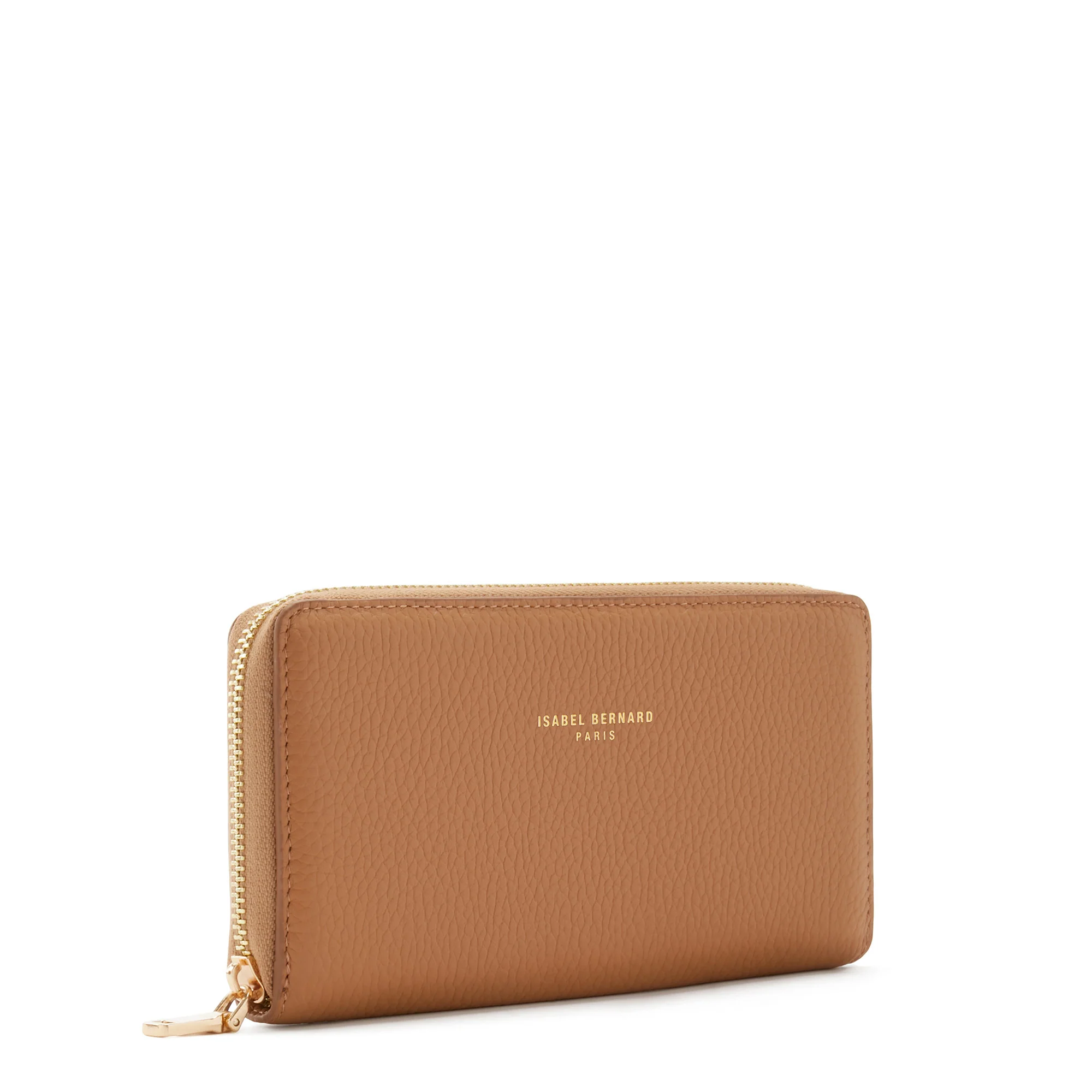 Isabel Bernard Honoré Léa Camel Kalfsleren Ritsportemonnee IB23023 - Image 4