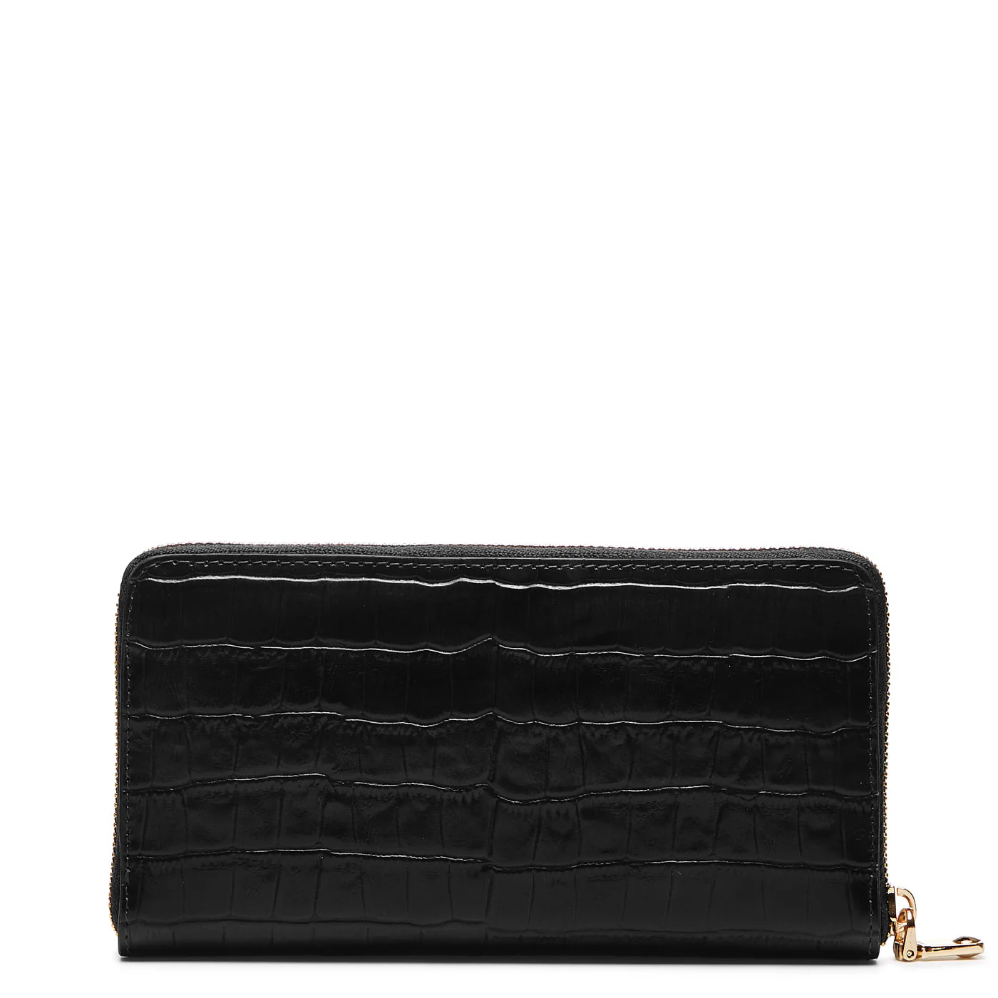 Isabel Bernard Honoré Léa Zwarte Croco Ritsportemonnee IB23007 - Image 6