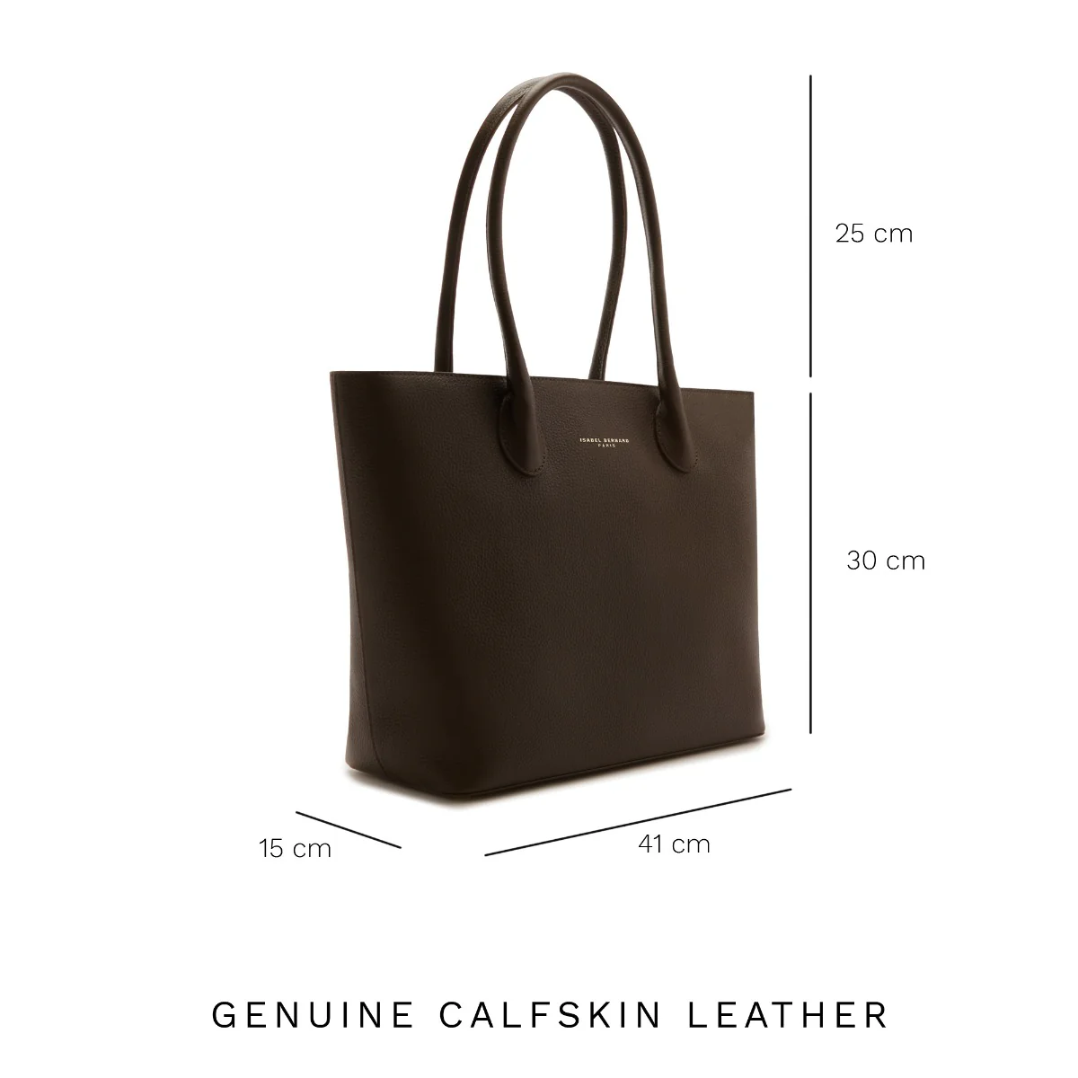 Isabel Bernard Honoré Lysanne Bruine Leren Shopper van Kalfsleer IB25089 - Image 9