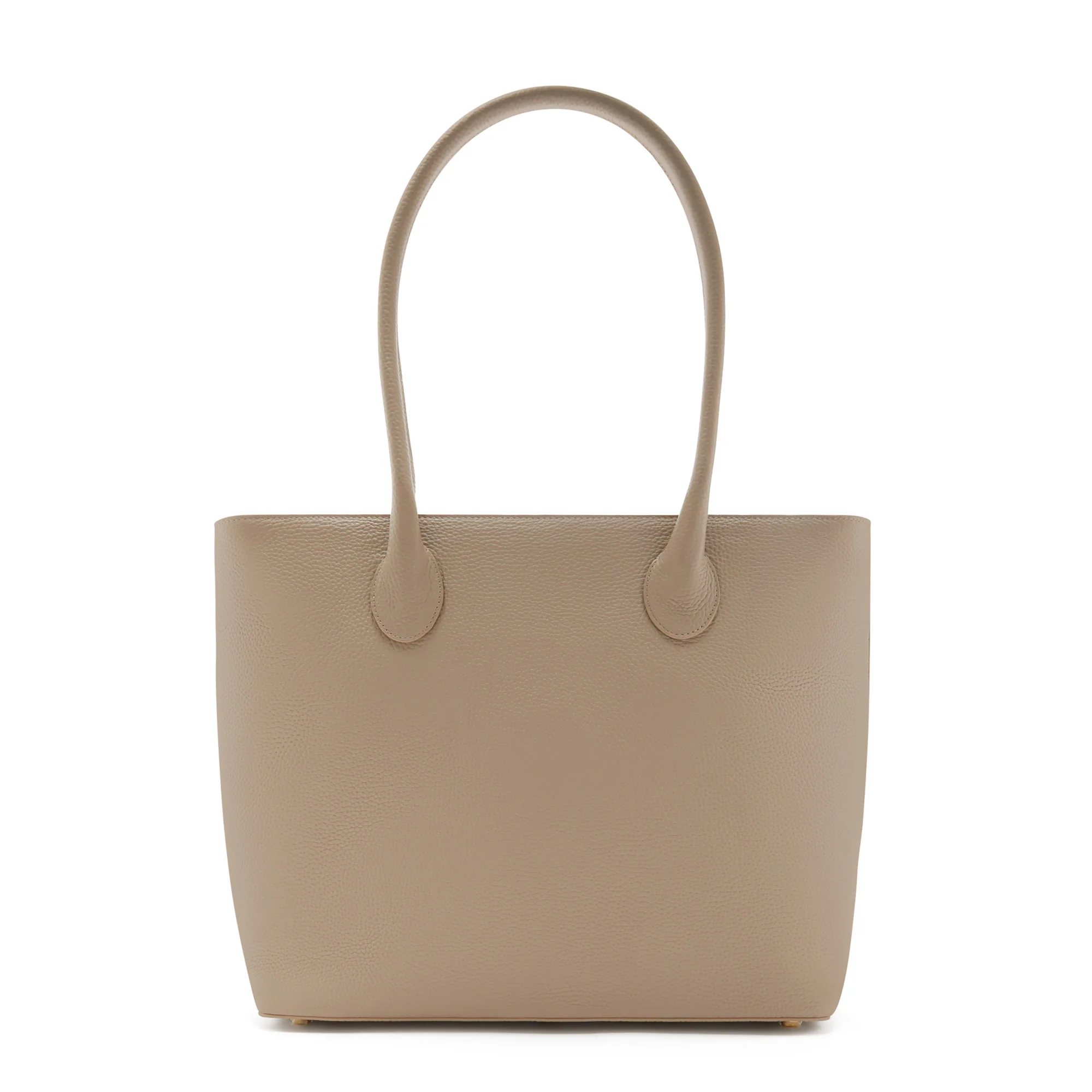 Isabel Bernard Honoré Lysanne Taupe Kalfsleren Shopper IB25023 - Image 6