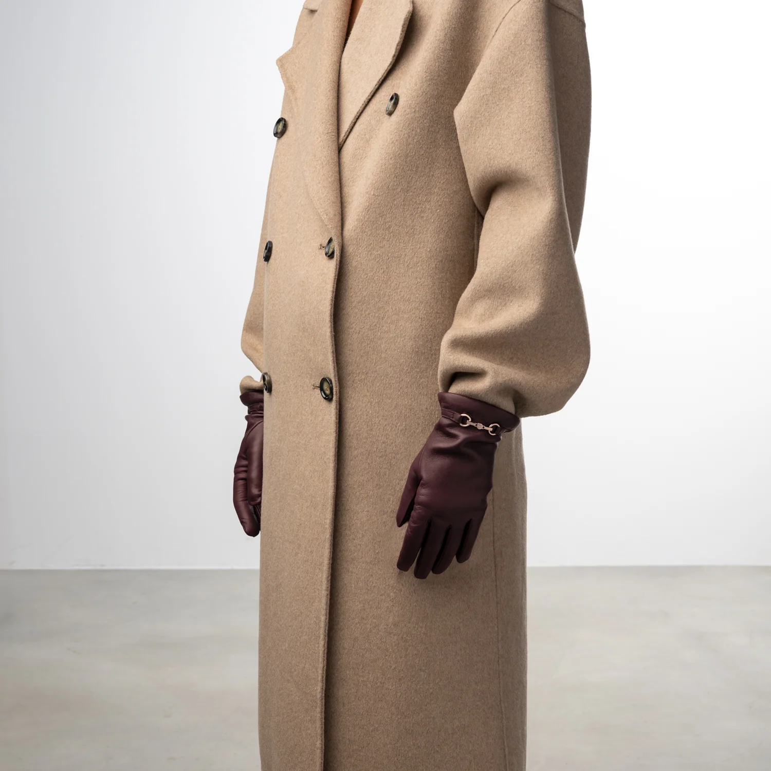Isabel Bernard Isabel Bernard Honoré Marcelia bordeaux leren handschoenen van geitenleer IB67001-352-6.5 - Image 3