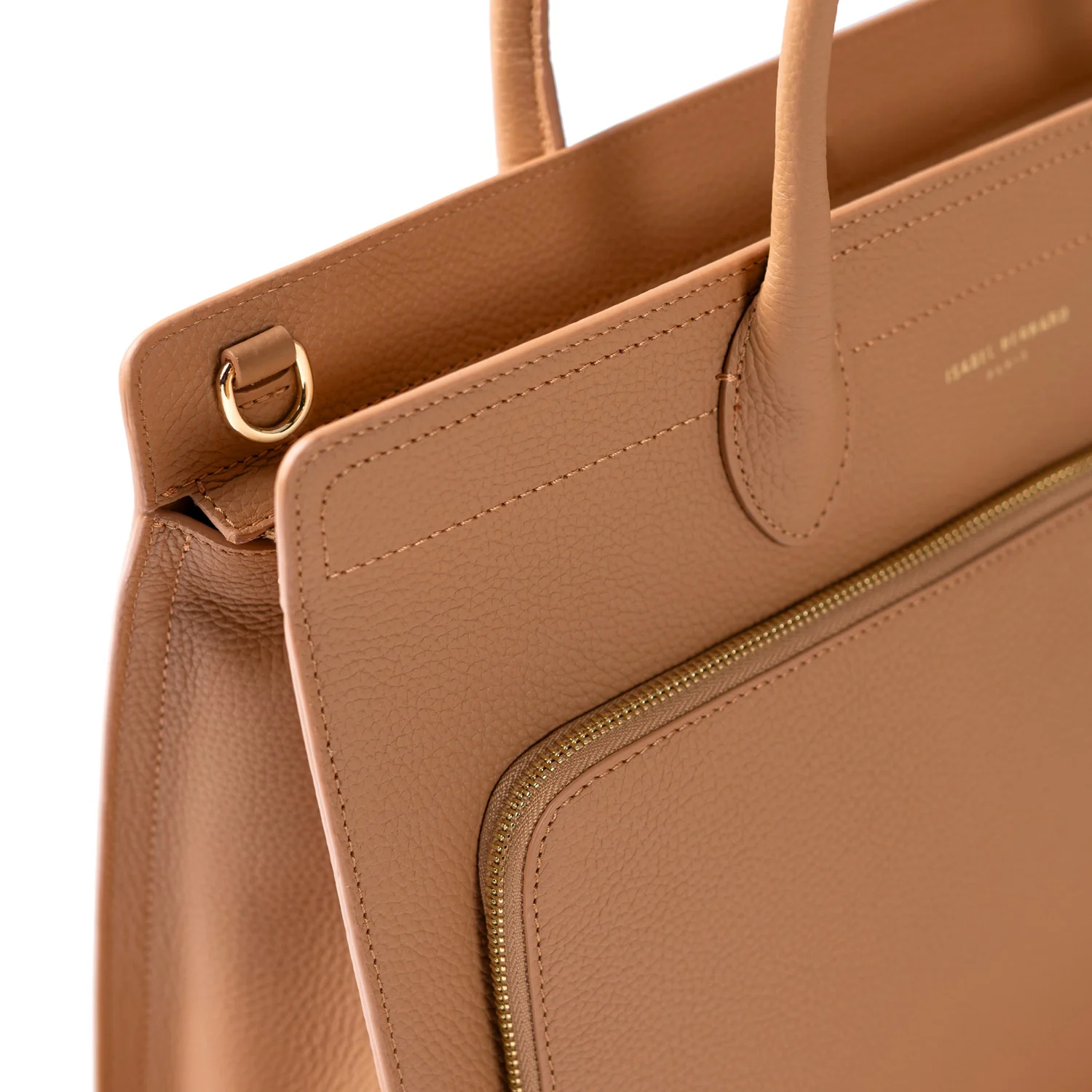 Isabel Bernard Honoré Nadine Camel Kalfsleren Handtas IB25053 - Image 6
