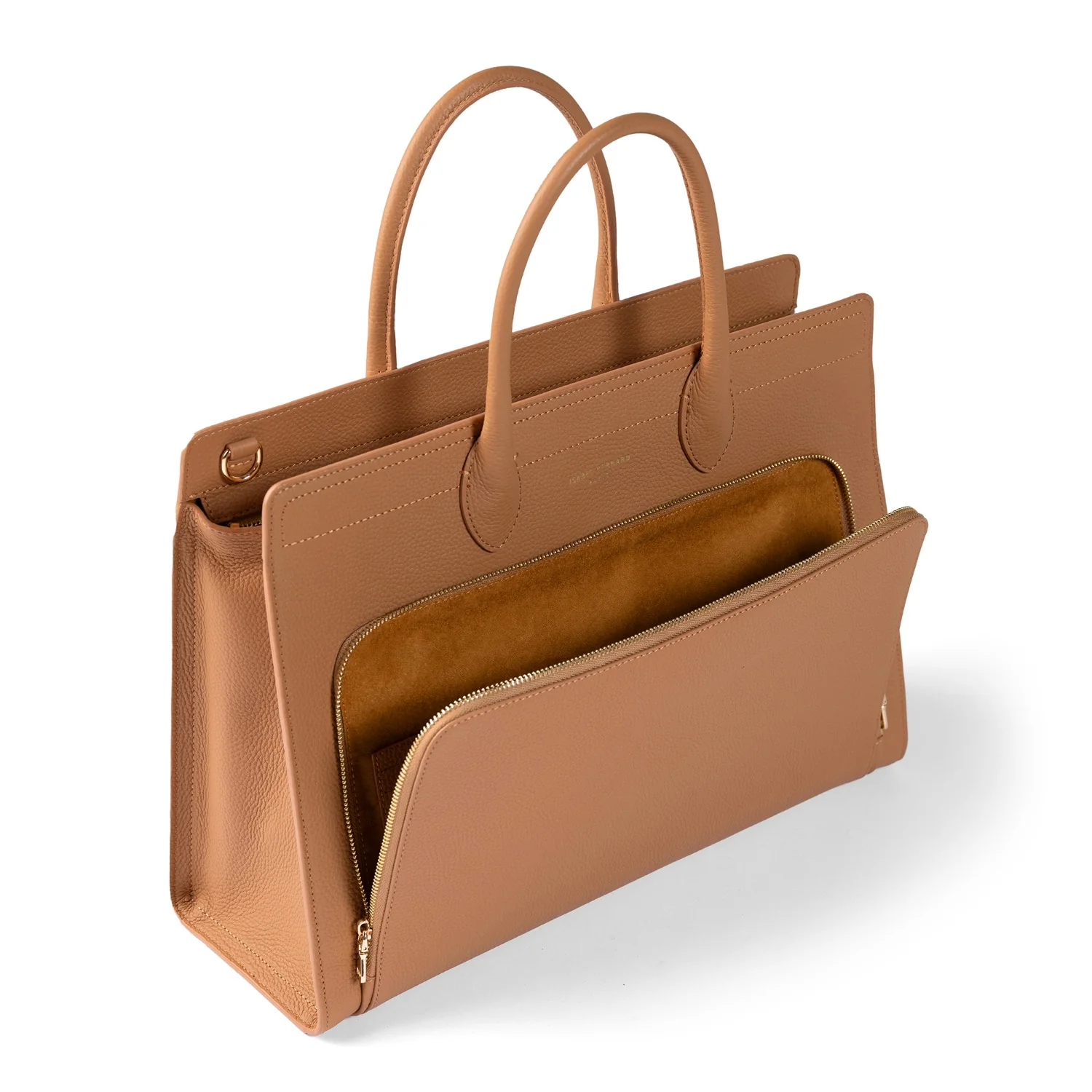 Isabel Bernard Honoré Nadine Camel Kalfsleren Handtas IB25053 - Image 8