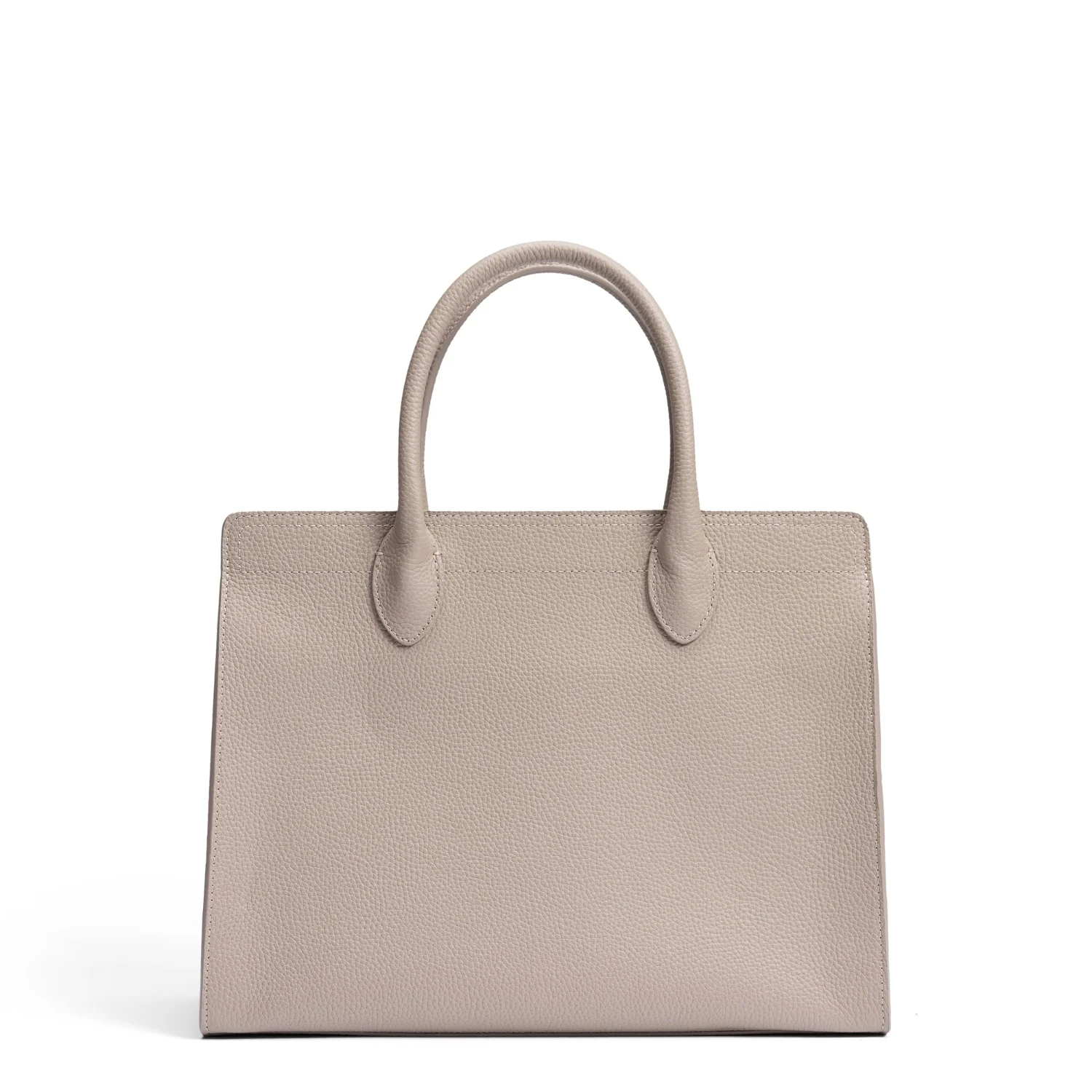 Isabel Bernard Honoré Nadine taupe kalfsleren handtas met 13 inch laptopvak IB25110-078-13 - Image 6