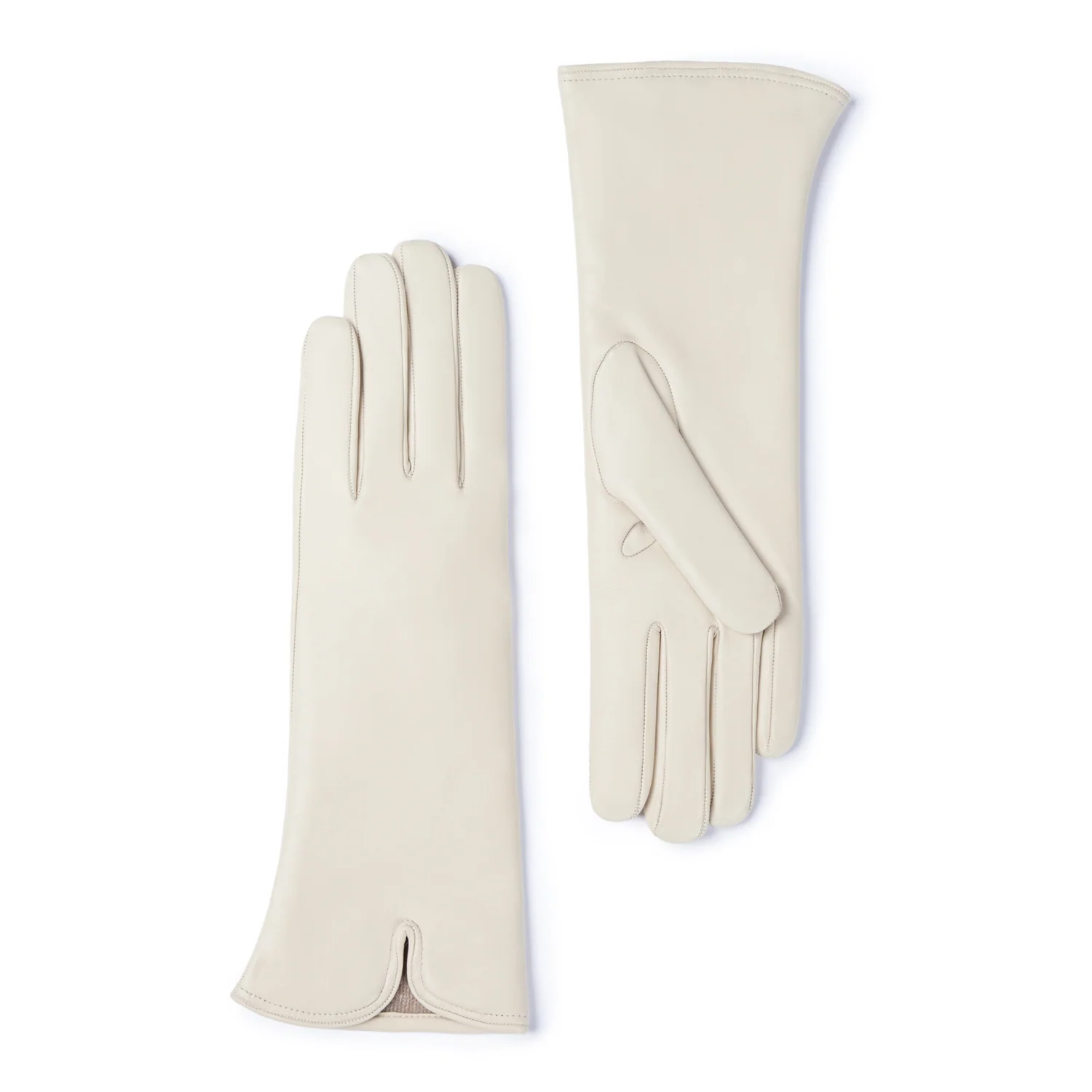 Isabel Bernard Isabel Bernard Honoré Sylvie crème leren handschoenen van geitenleer IB67004-372-7