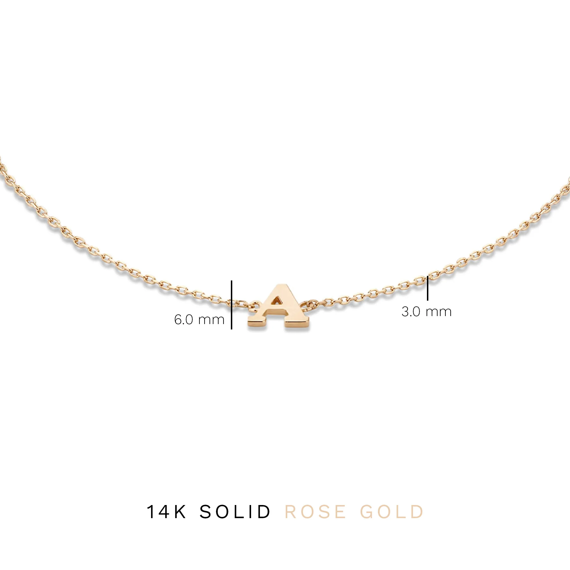 Isabel Bernard La Concorde Rachel 14 Karaat Rosé Gouden Initial Armband IB320042-Z - Image 7
