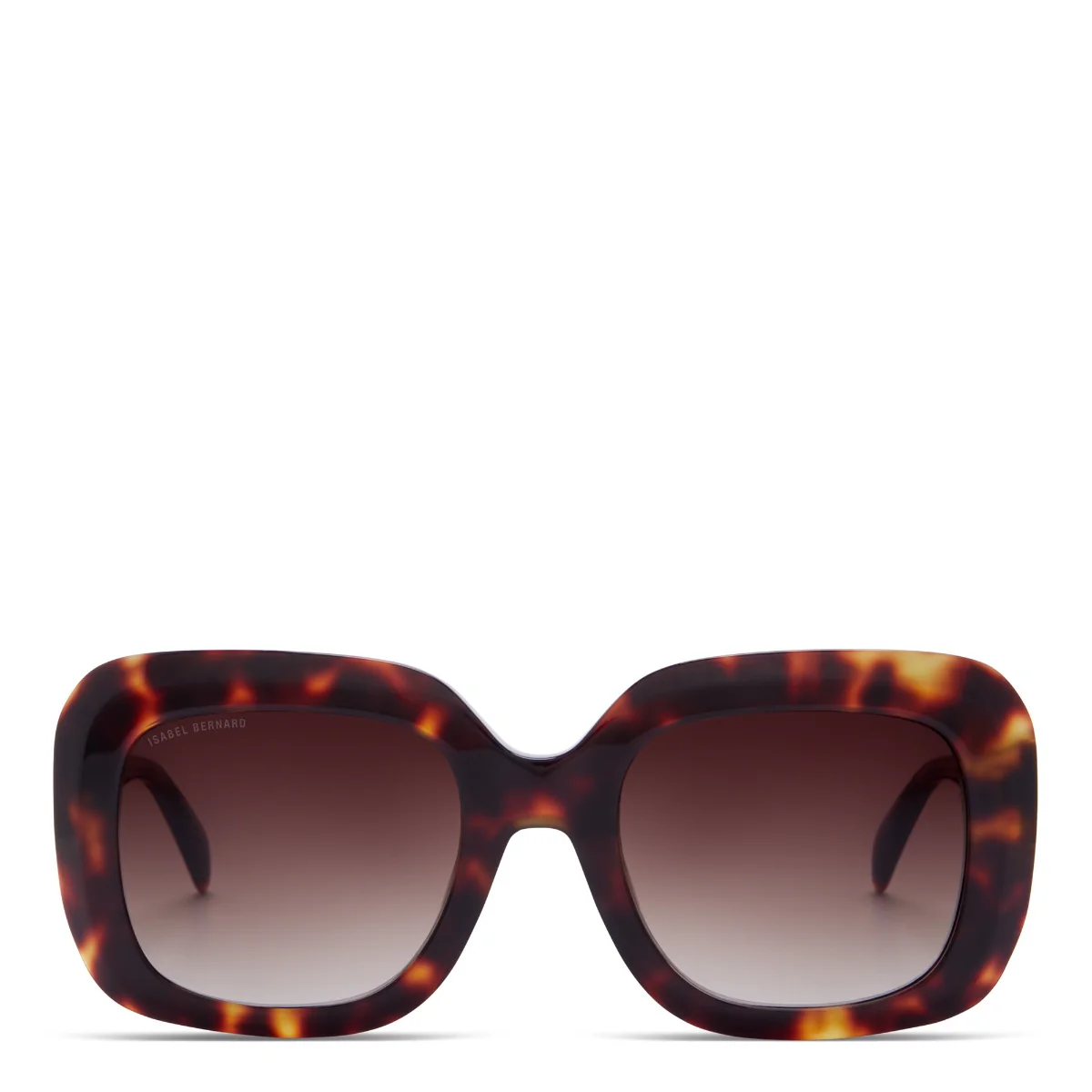 Isabel Bernard La Villette Rive Bruine Tortoise Vierkante Zonnebril IB400003-14-14 - Image 4