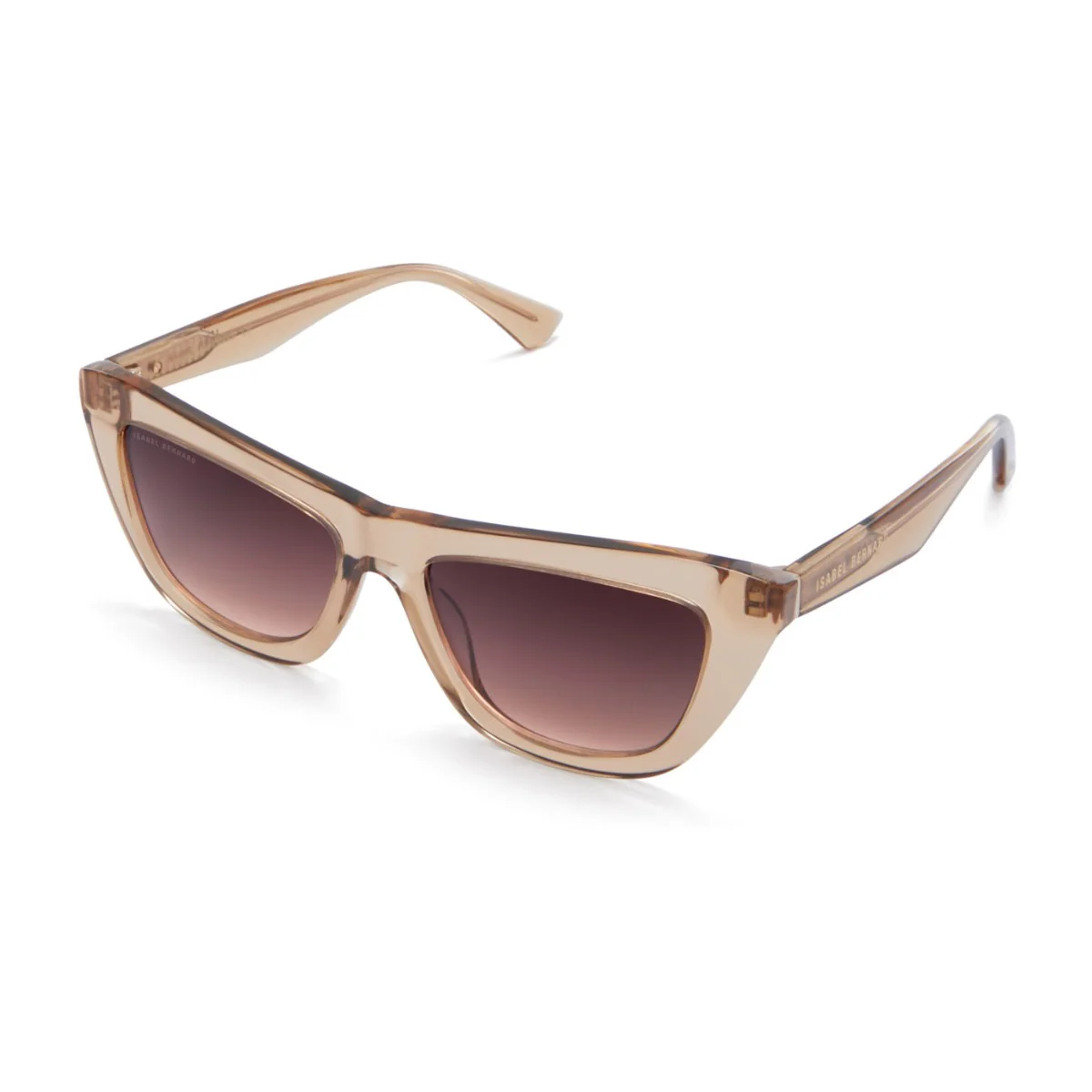 Isabel Bernard La Villette Roselin Transparant Beige Cat Eye Zonnebril IB400006-02-14