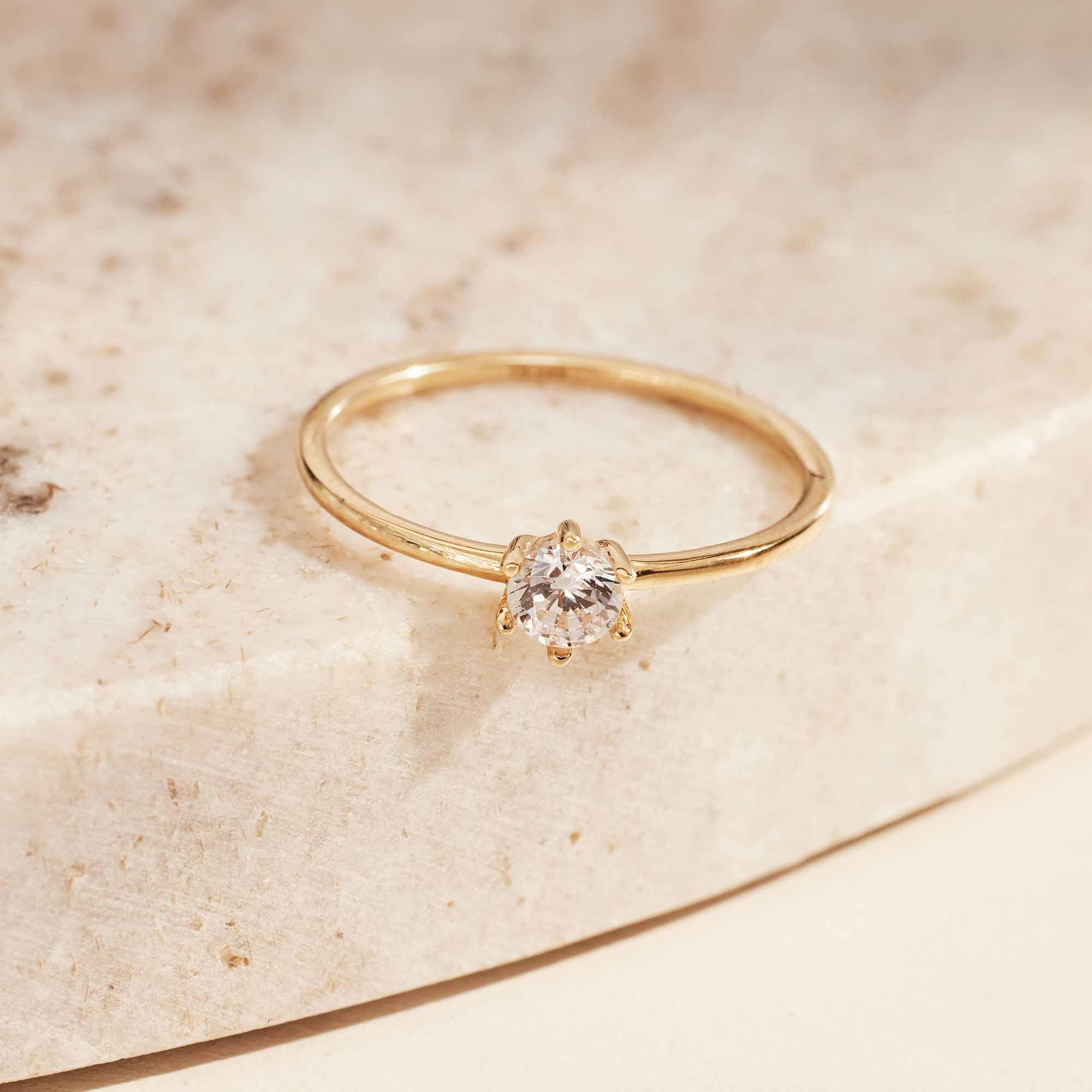 Isabel Bernard 14 Karaat Gouden Le Marais Abelle Ring IB330001-50 (Maat: 50) - Image 5