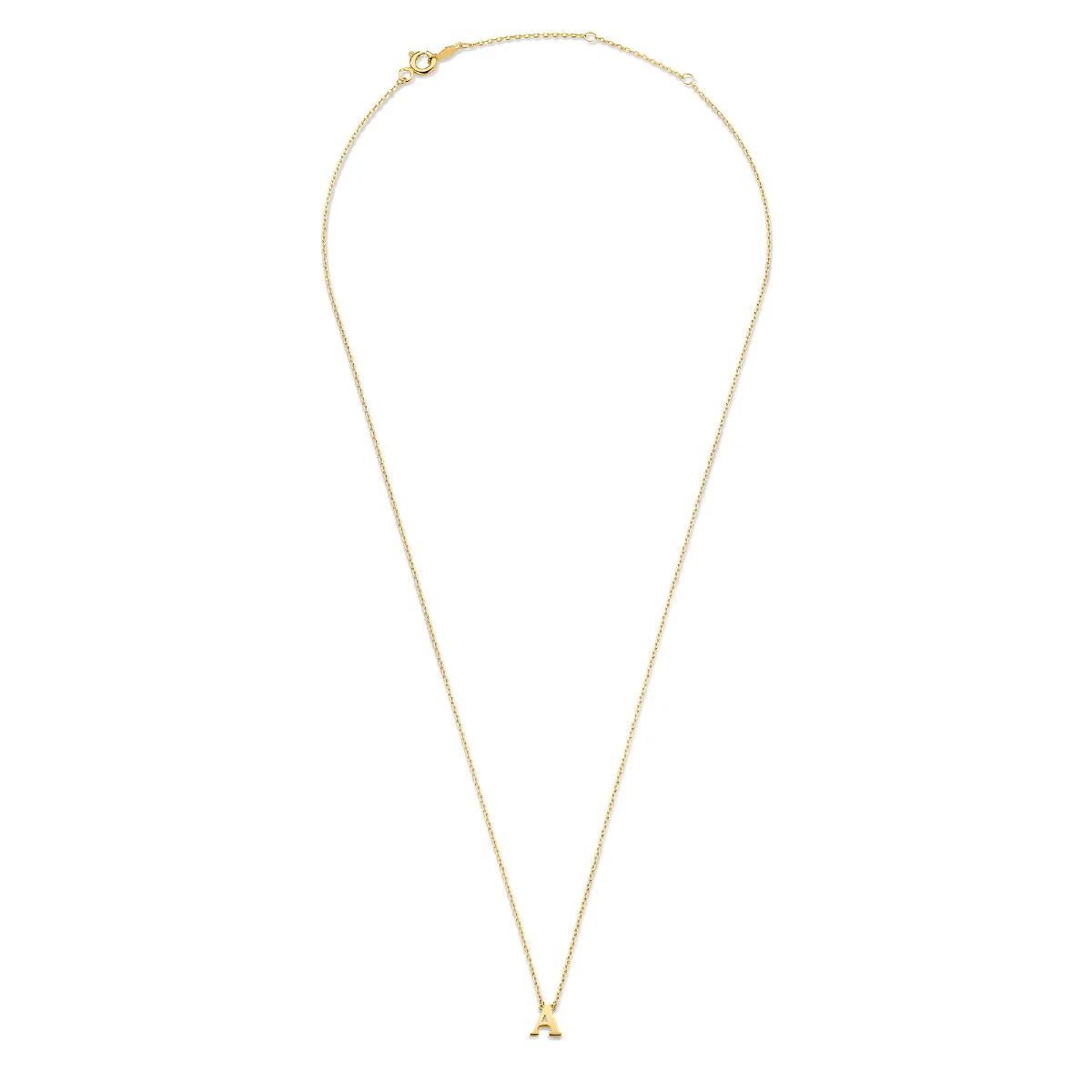 Isabel Bernard 14 Karaat Gouden Le Marais Chloé Ketting IB340134-A (Letter: A) - Image 6