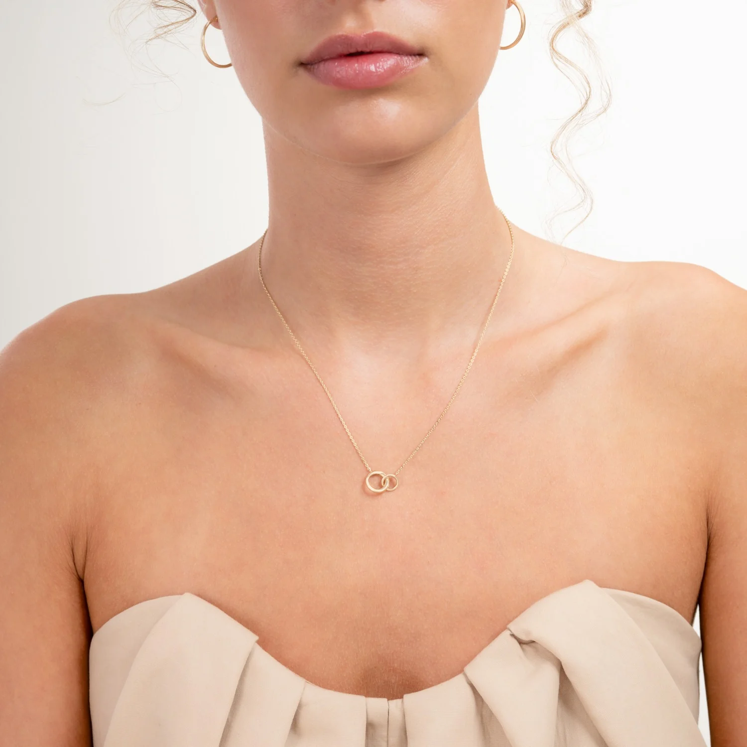 Isabel Bernard Le Marais Enlace 14 karaat gouden ketting IB340177 - Image 3