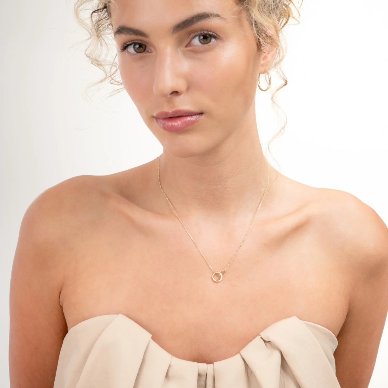 Isabel Bernard Le Marais Enlace 14 karaat gouden ketting IB340177 - Image 4