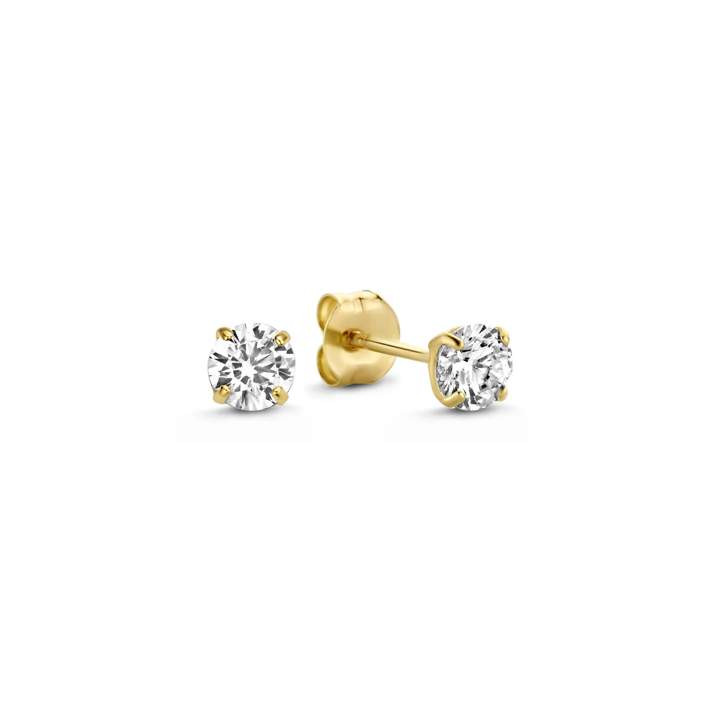 Isabel Bernard Le Marais Lourdes 14 Karaat Gouden Oorknoppen IB360199