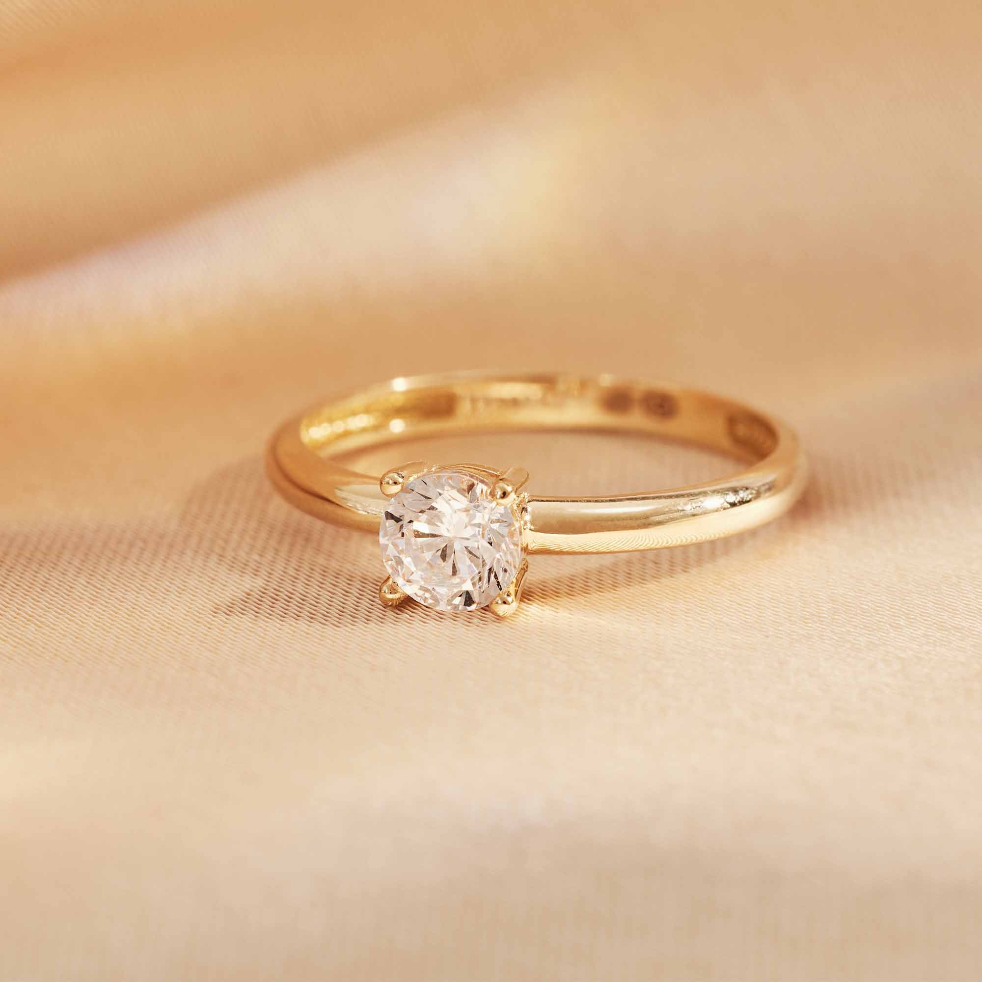 Isabel Bernard Le Marais Soleil 14 Karaat Gouden Ring IB330068-50 (Maat: 50) - Image 4