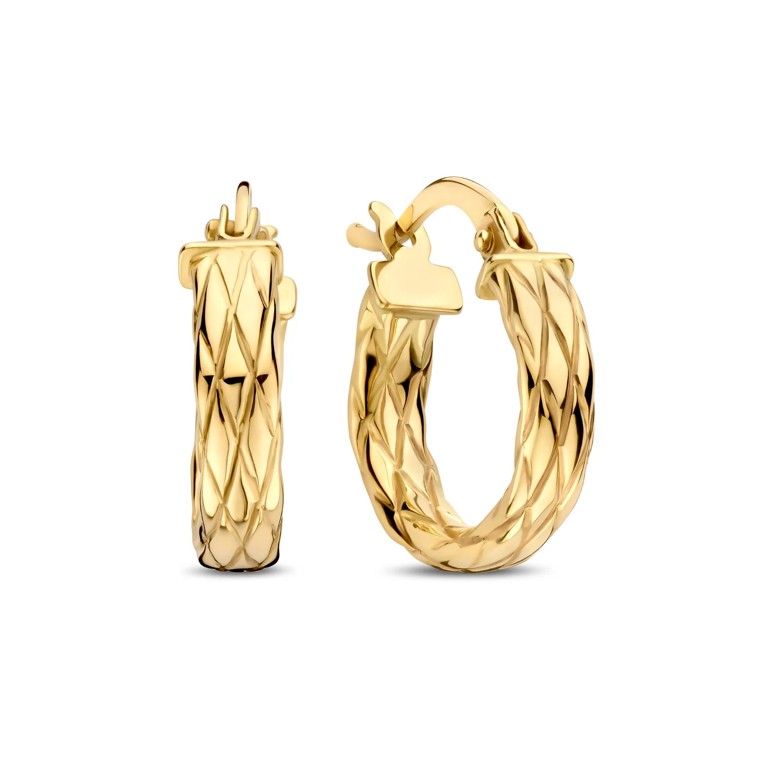 Isabel Bernard Rivoli Aurelle 14 karaat gouden oorringen IB360278