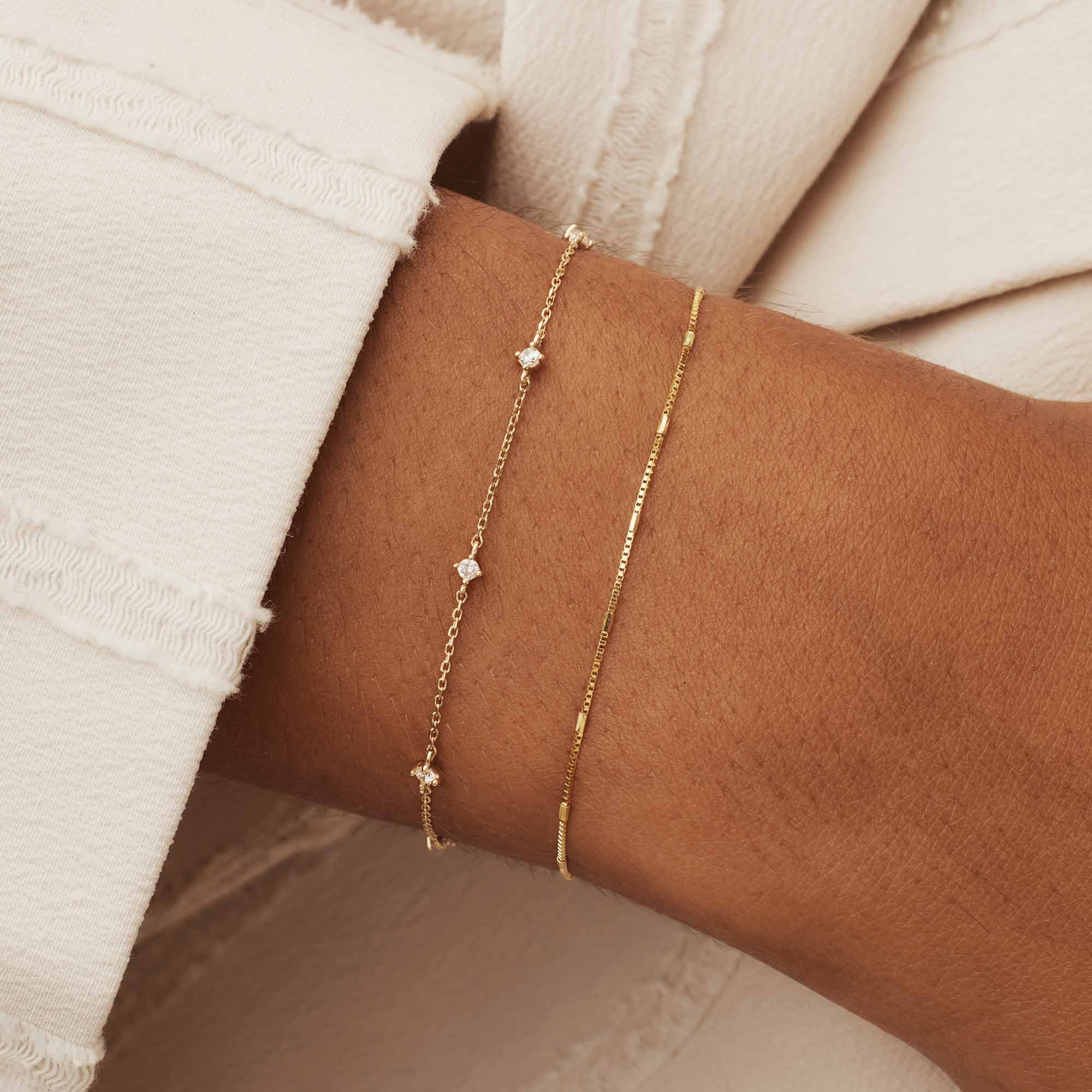 Isabel Bernard Rivoli Esmée 14 Karaat Gouden Armband IB320099 - Image 2