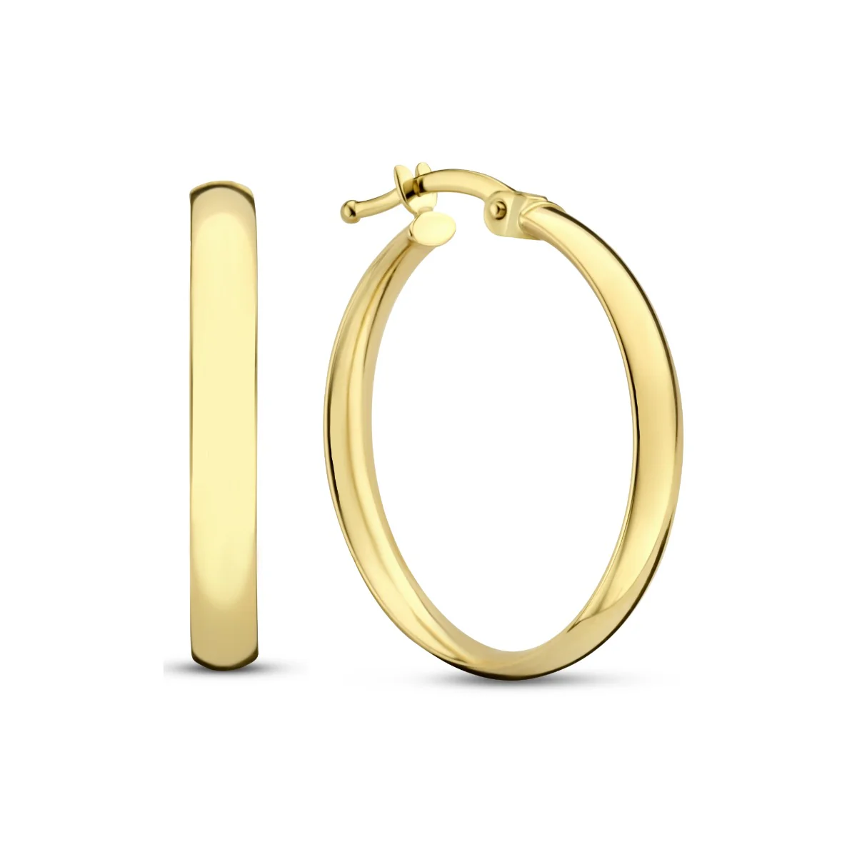 Isabel Bernard Rivoli Estrella 14 karaat gouden oorringen IB360126