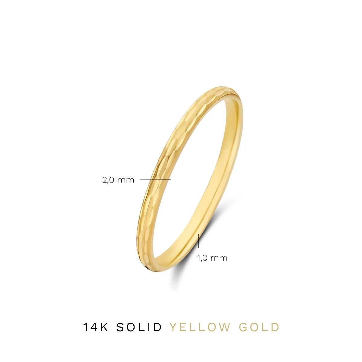 Isabel Bernard Rivoli Laura 14 karaat gouden ring IB330065-60 - Image 7