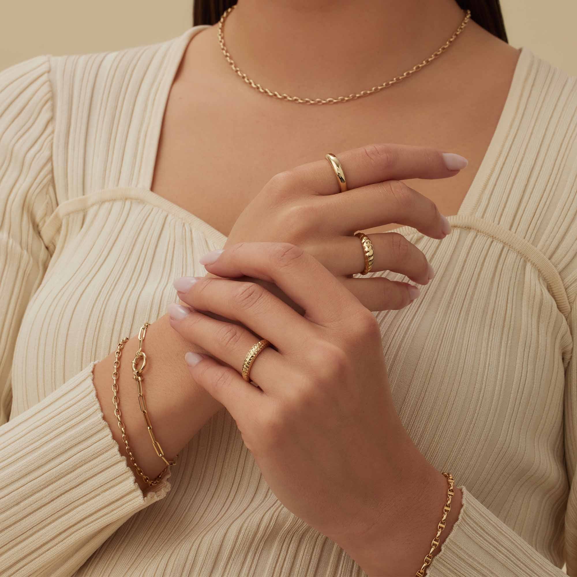 Isabel Bernard Rivoli Laura 14 Karaat Gouden Ring IB330079-50 - Image 3