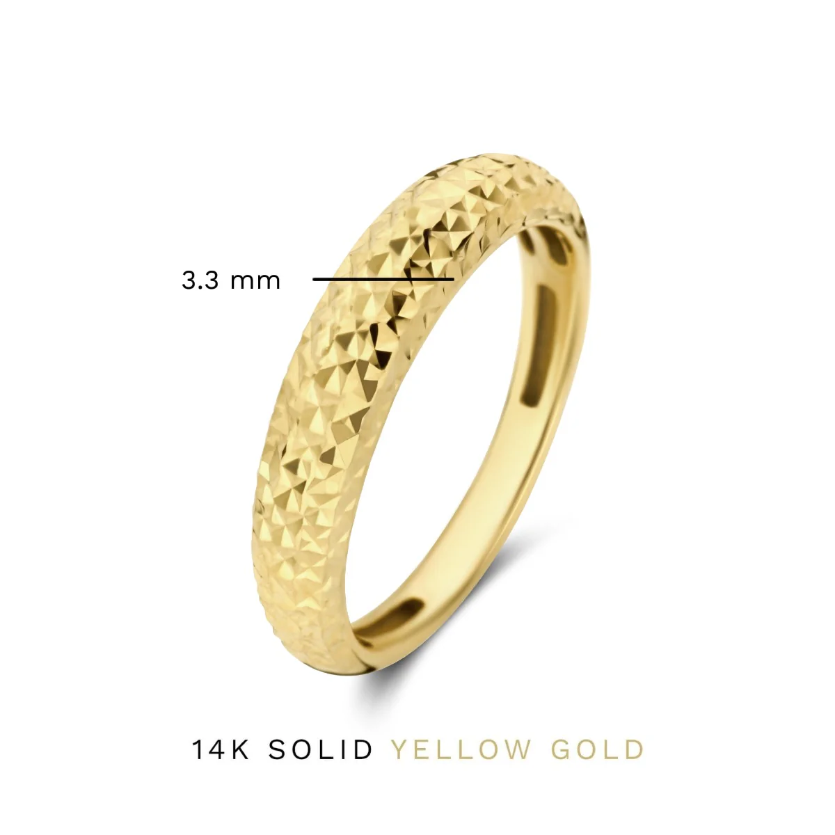 Isabel Bernard Rivoli Laura 14 Karaat Gouden Ring IB330079-50 - Image 5