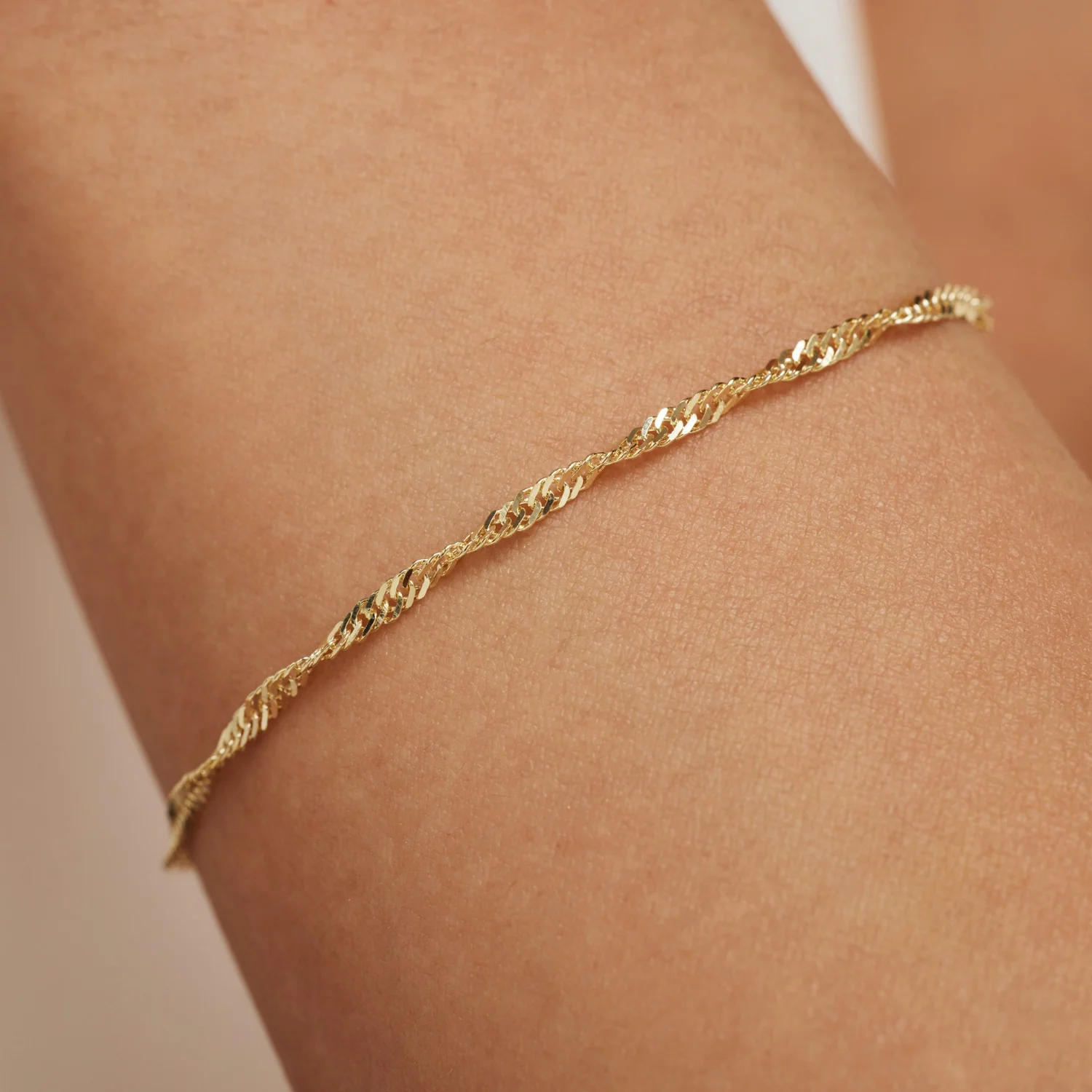 Isabel Bernard Rivoli Lilou 14 karaat gouden armband IB320077 - Image 2