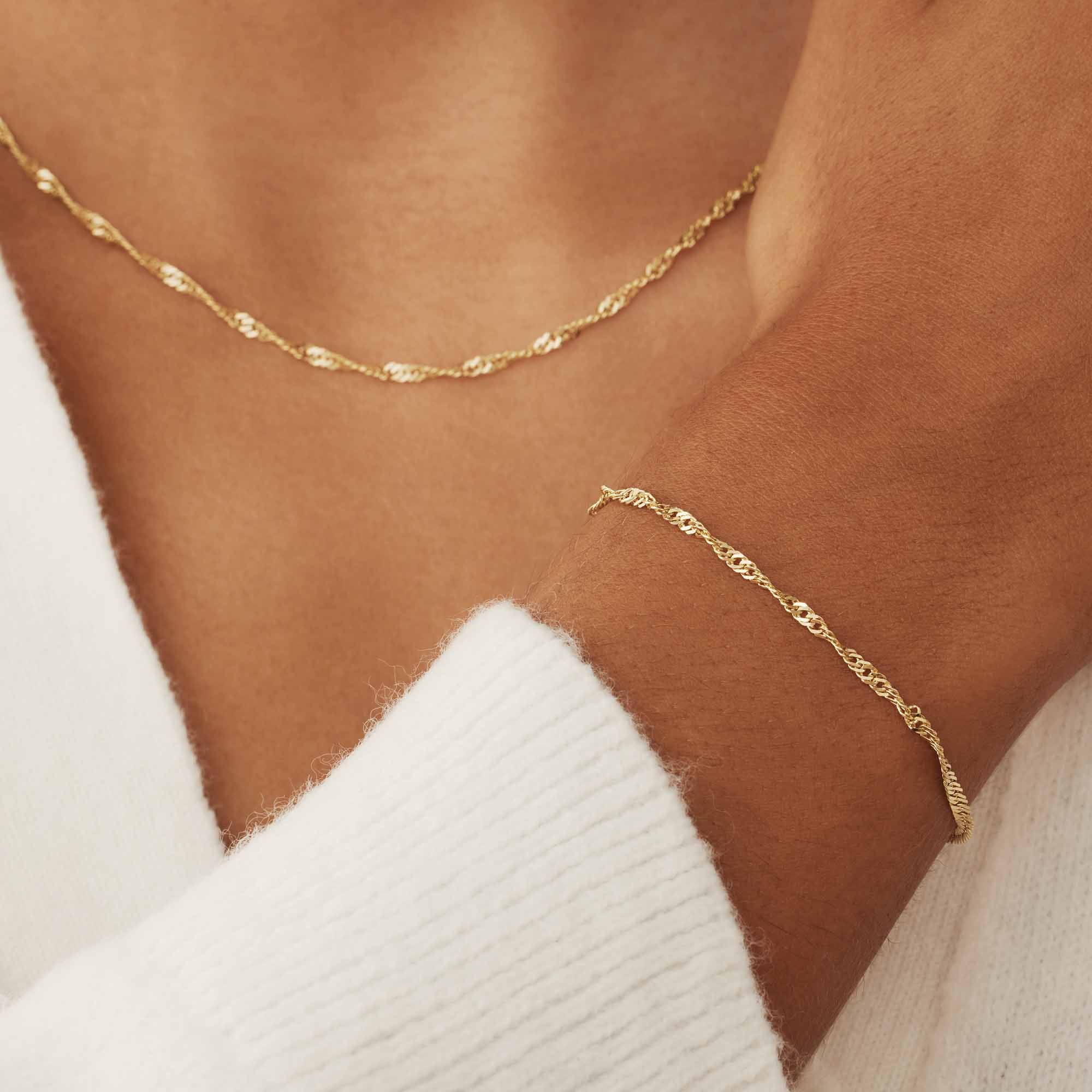 Isabel Bernard Rivoli Lilou 14 karaat gouden ketting IB340113 - Image 4