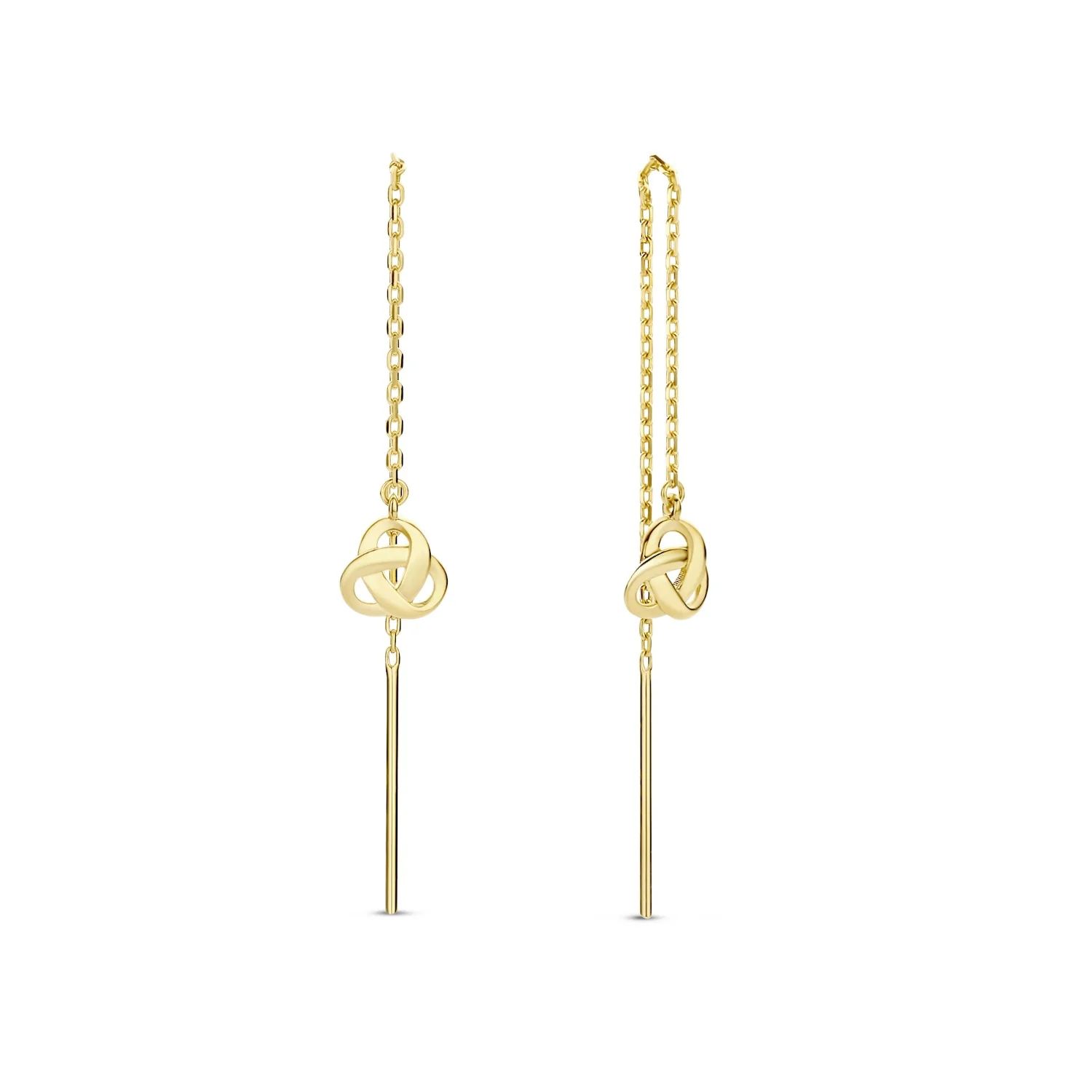 Isabel Bernard Rivoli Méline 14 Karaat Gouden Oorhangers IB360220