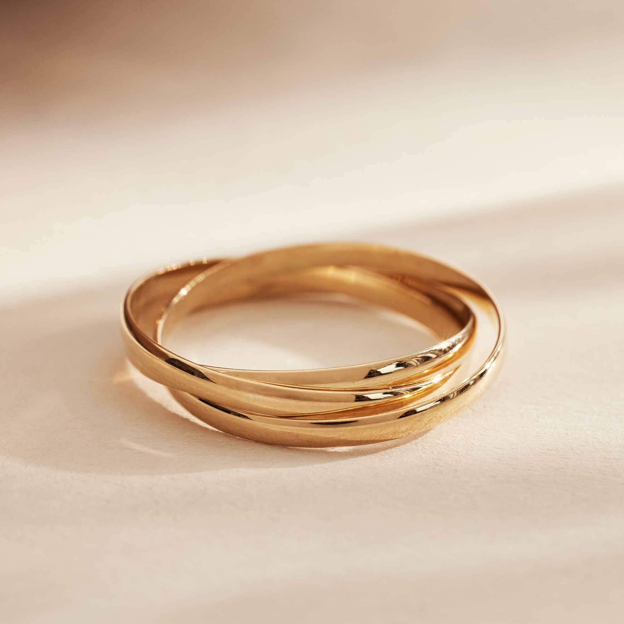 Isabel Bernard Rivoli Méline 14 Karaat Gouden Trinity Ring IB330078-60 - Image 5