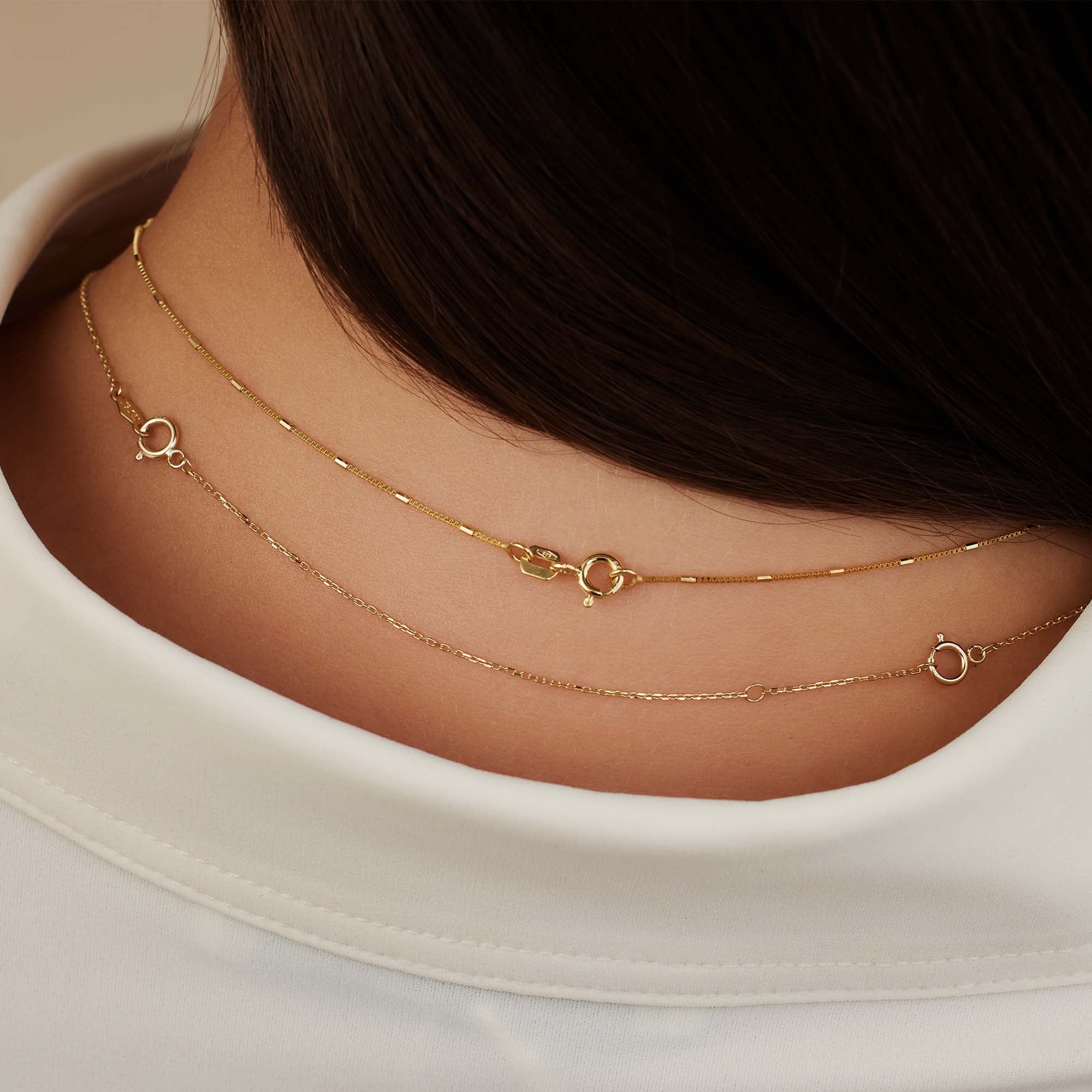 Isabel Bernard Rivoli Nicole 14 karaat gouden collier verlengstuk IB340106 - Image 2
