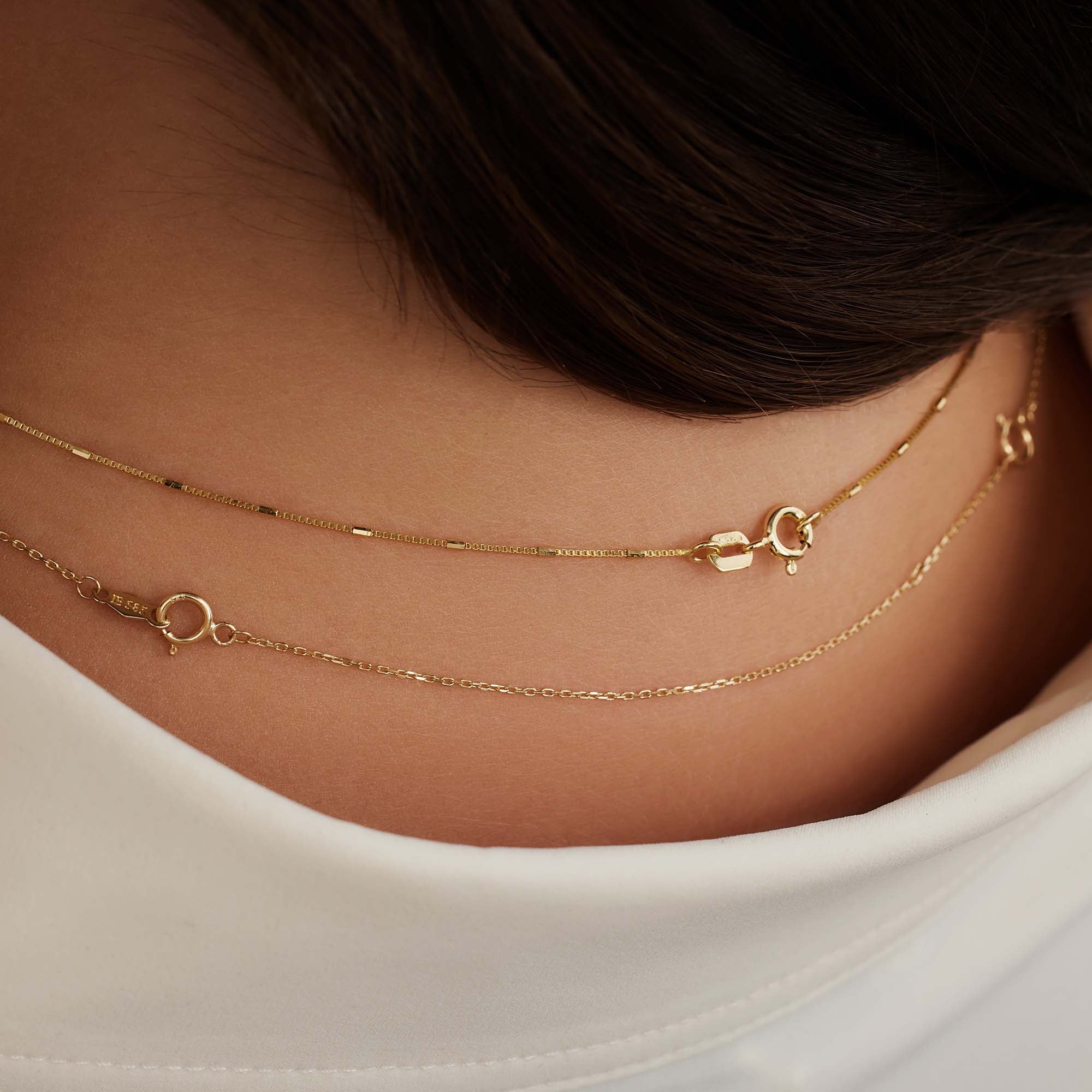 Isabel Bernard Rivoli Nicole 14 karaat gouden collier verlengstuk IB340106 - Image 3