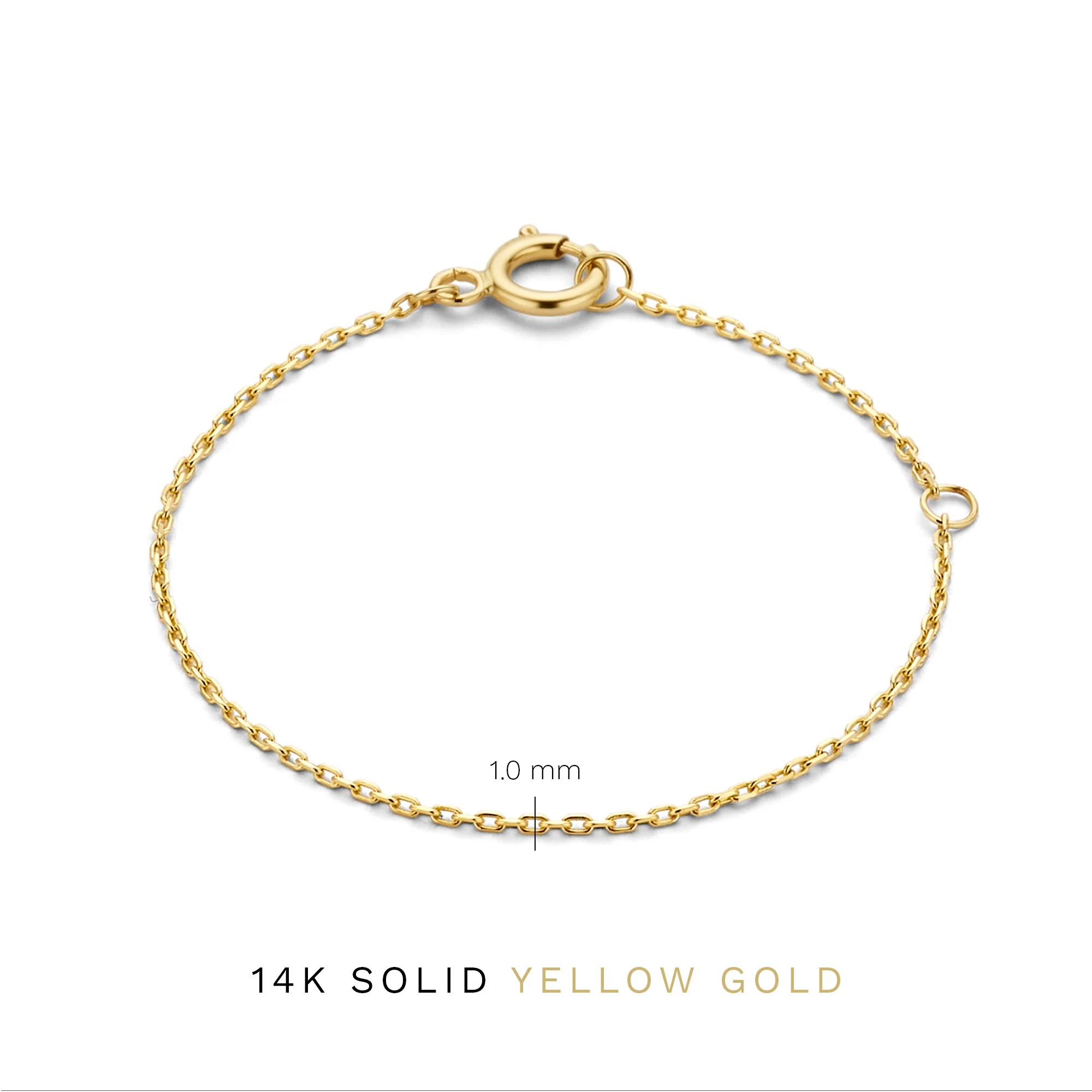 Isabel Bernard Rivoli Nicole 14 karaat gouden collier verlengstuk IB340106 - Image 6