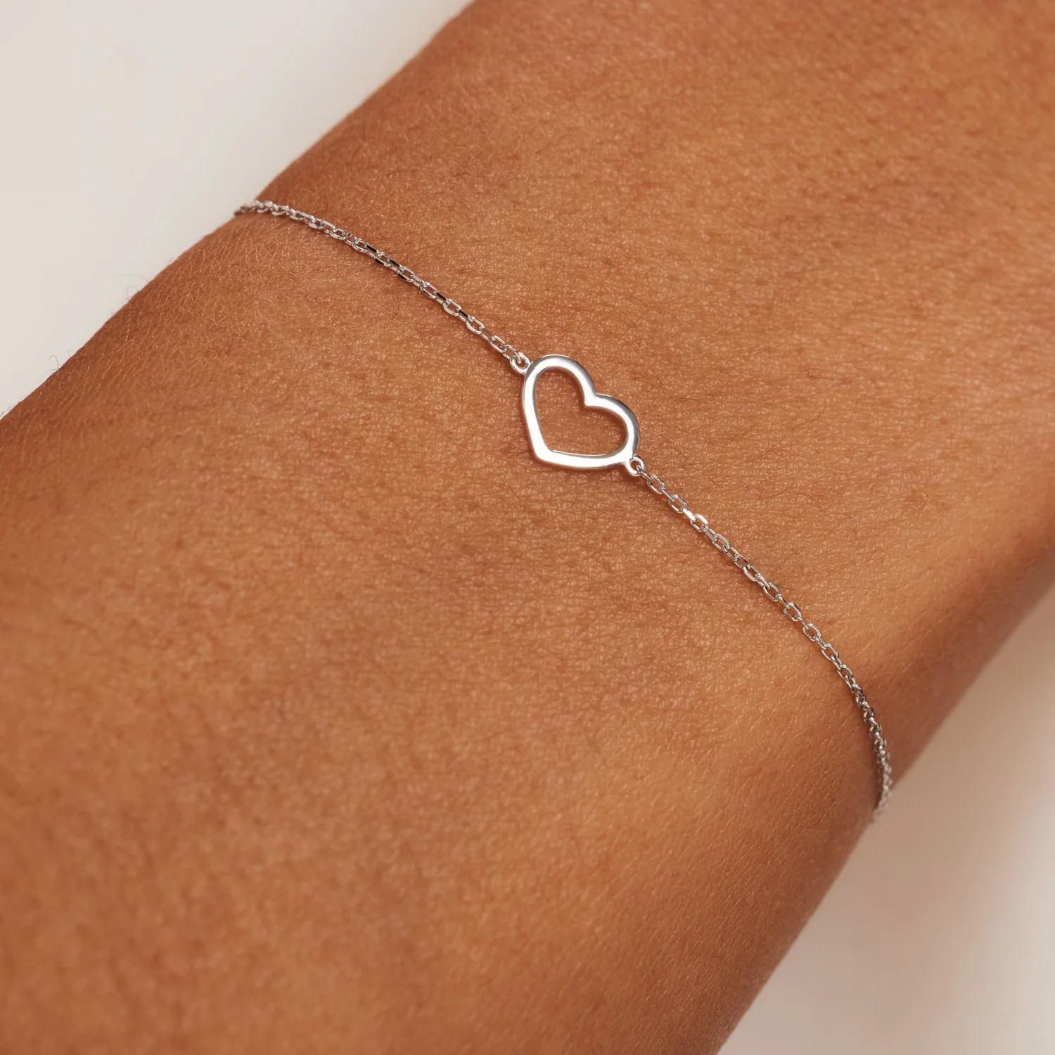 Isabel Bernard Saint Germain Amore 14 Karaat Wit Gouden Armband IB320052 - Image 2