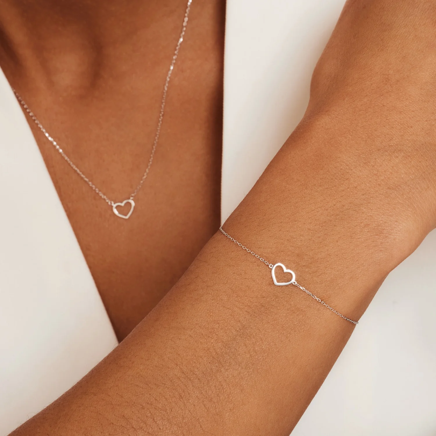 Isabel Bernard Saint Germain Amore 14 Karaat Wit Gouden Armband IB320052 - Image 3