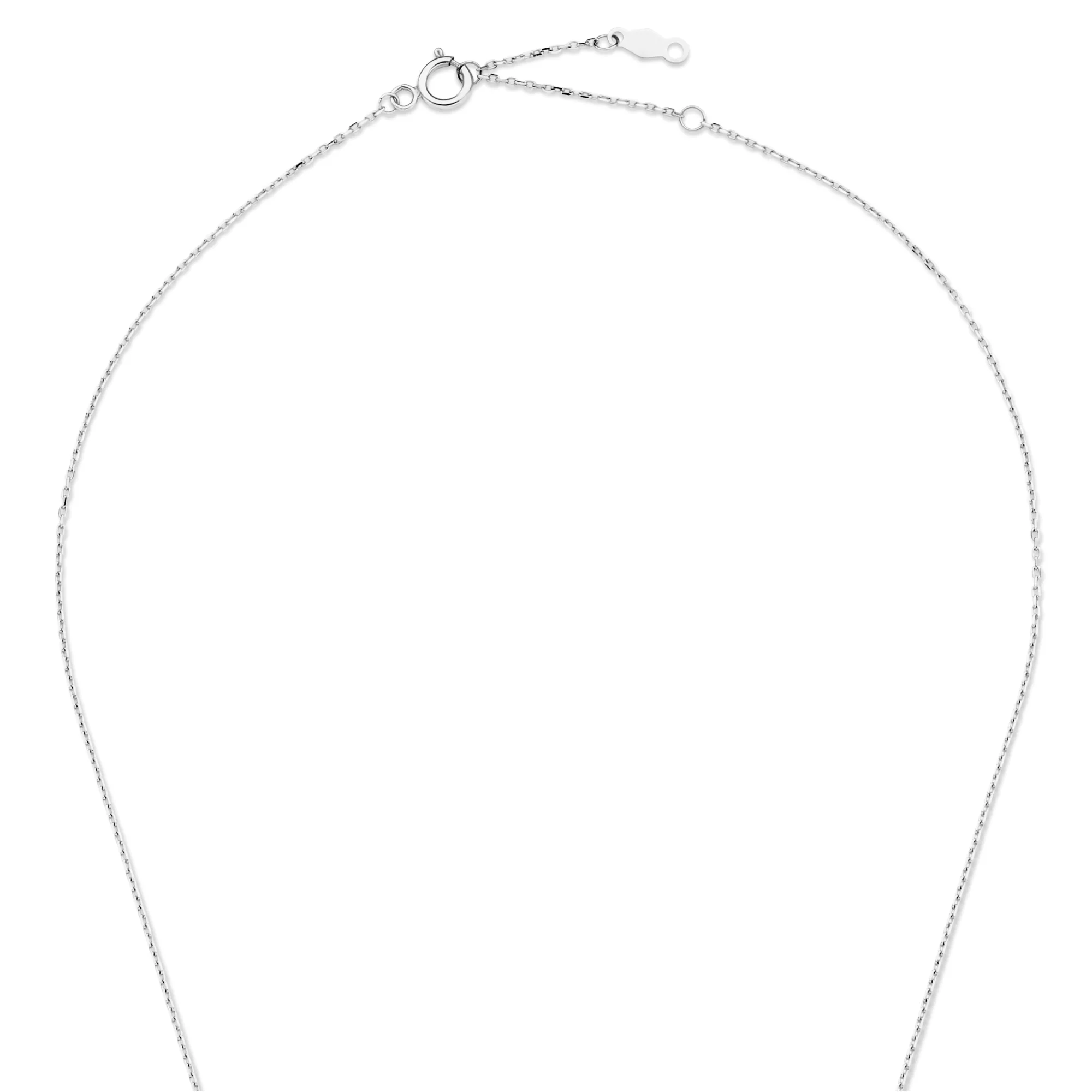 Isabel Bernard Saint Germain Amore 14 Karaat Wit Gouden Collier IB340076 - Image 7